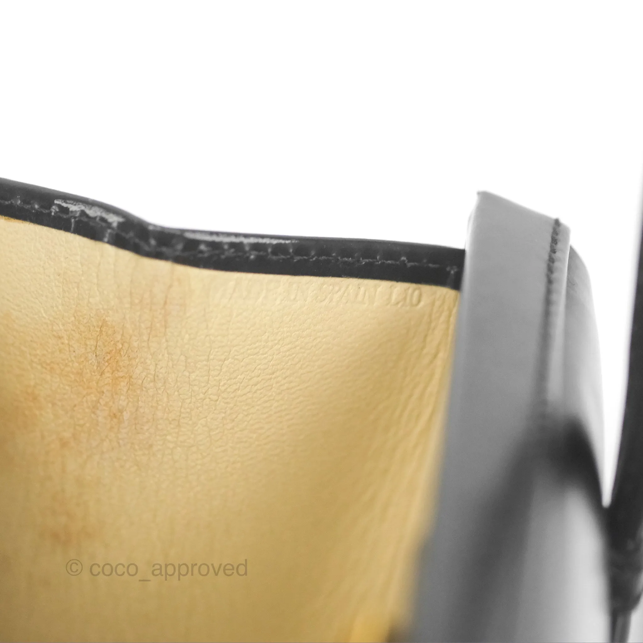 Loewe Vintage Small Postal Handle Bag Black Leather