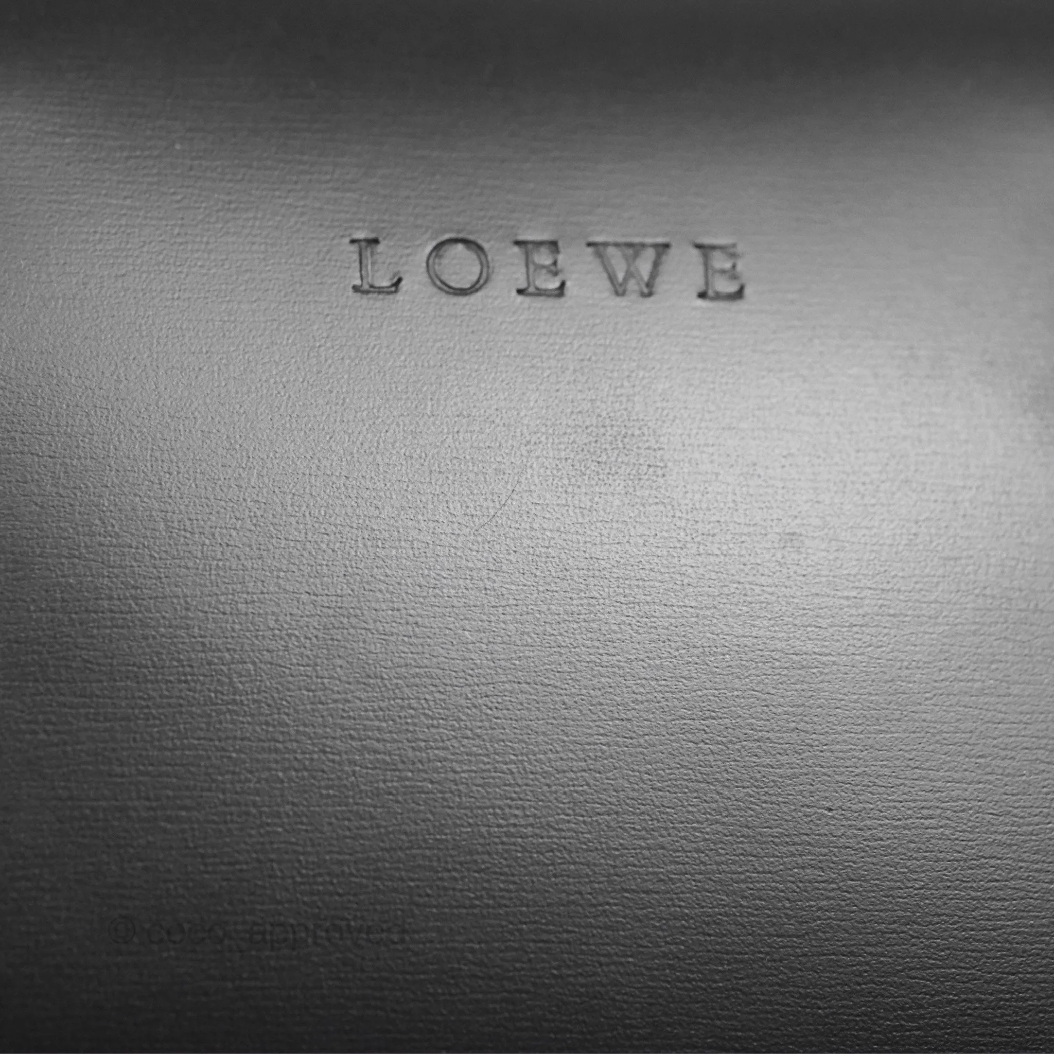 Loewe Vintage Small Postal Handle Bag Black Leather
