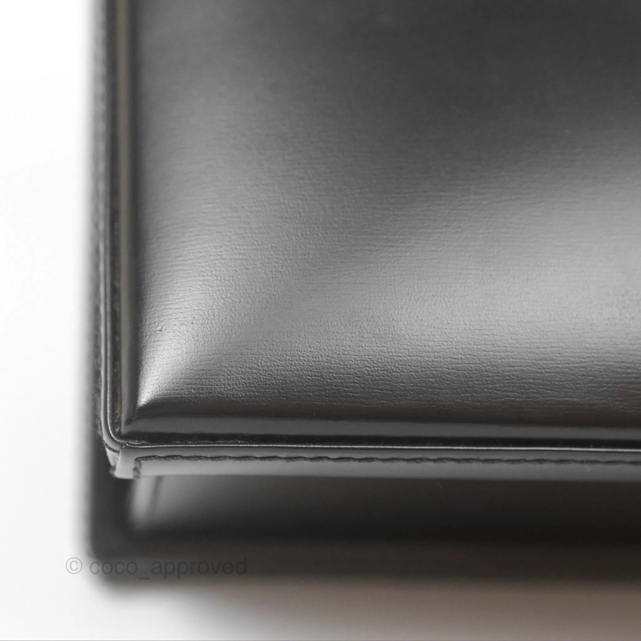 Loewe Vintage Small Postal Handle Bag Black Leather