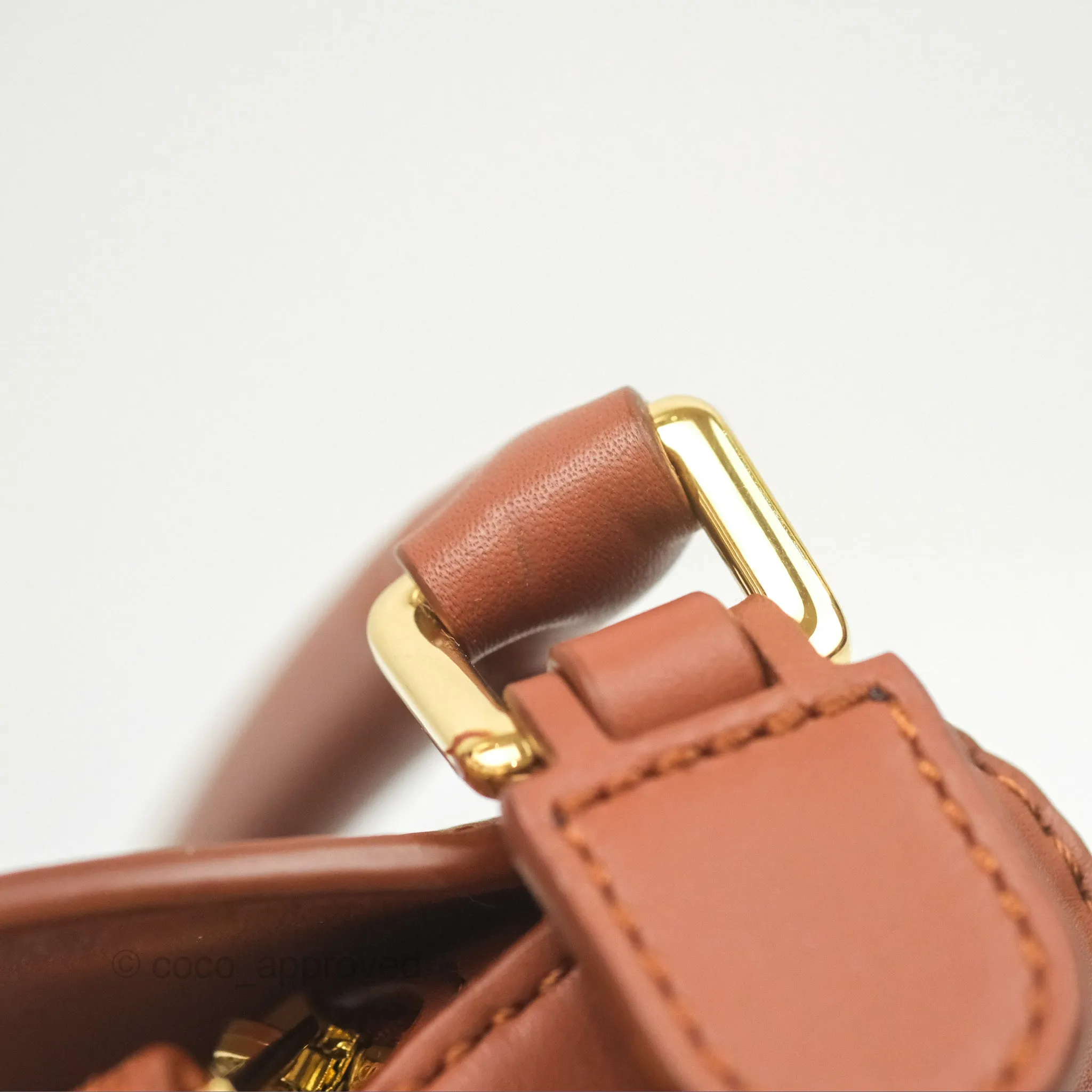 Loewe x Howls Moving Mini Puzzle Bag Tan Calfskin Gold Hardware