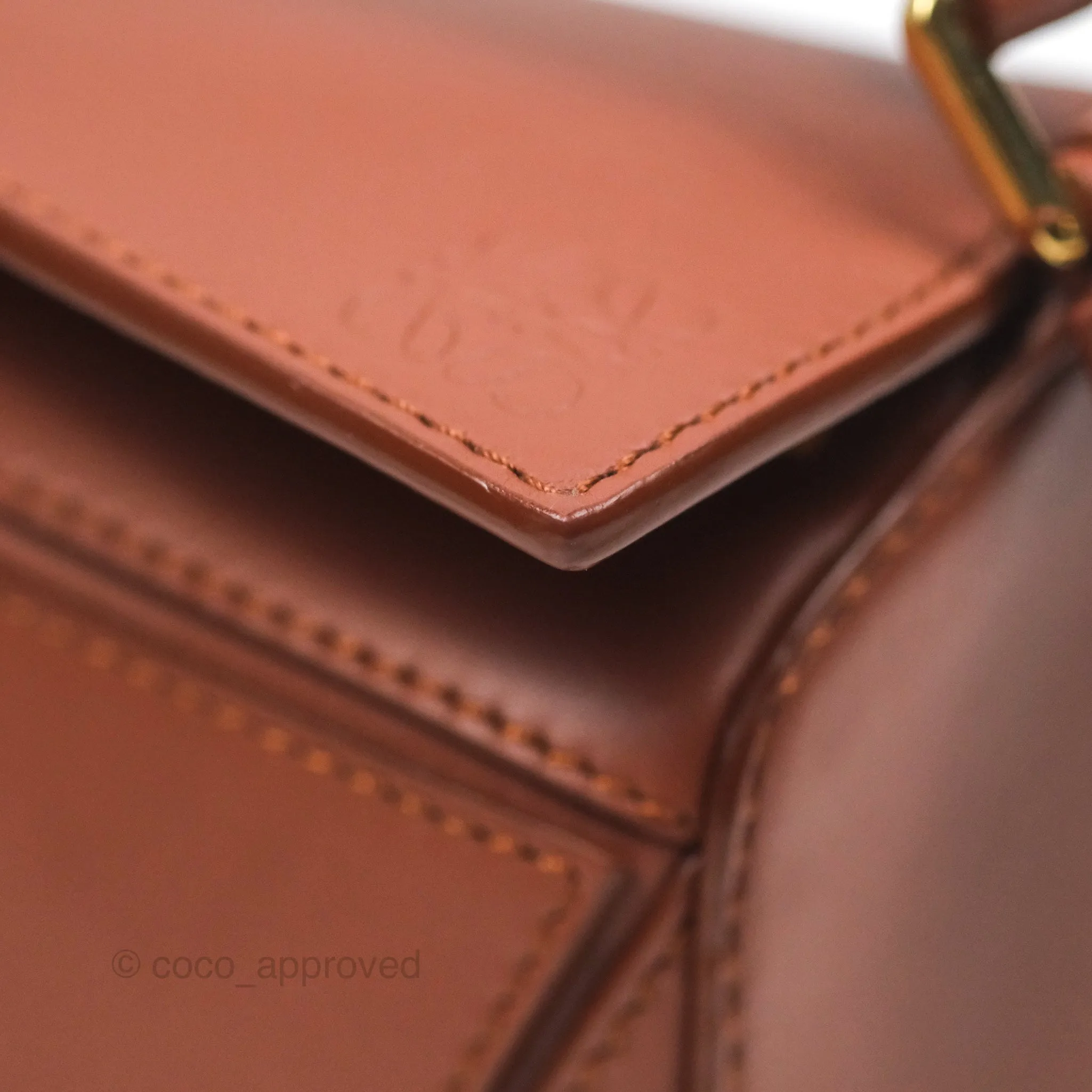 Loewe x Howls Moving Mini Puzzle Bag Tan Calfskin Gold Hardware