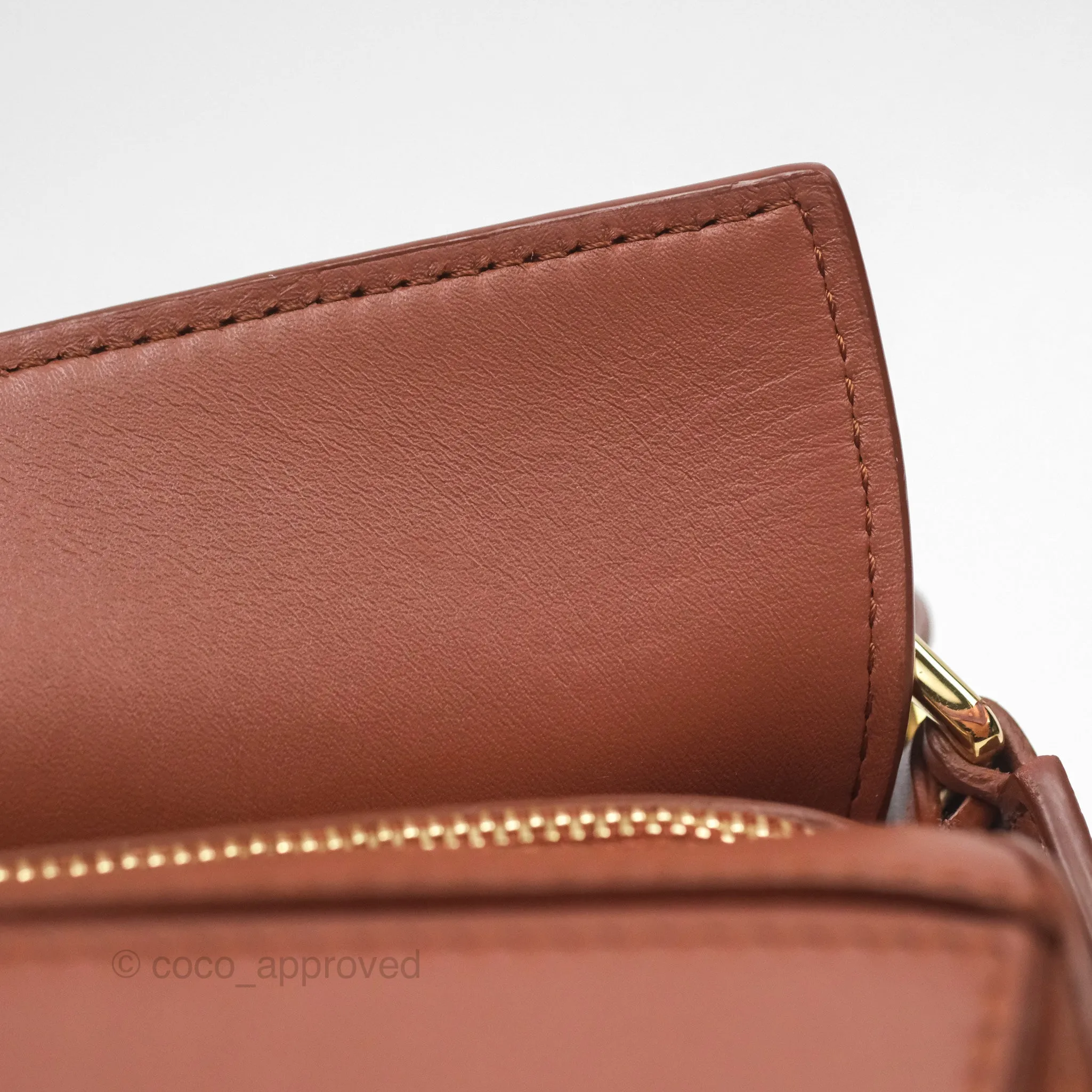 Loewe x Howls Moving Mini Puzzle Bag Tan Calfskin Gold Hardware