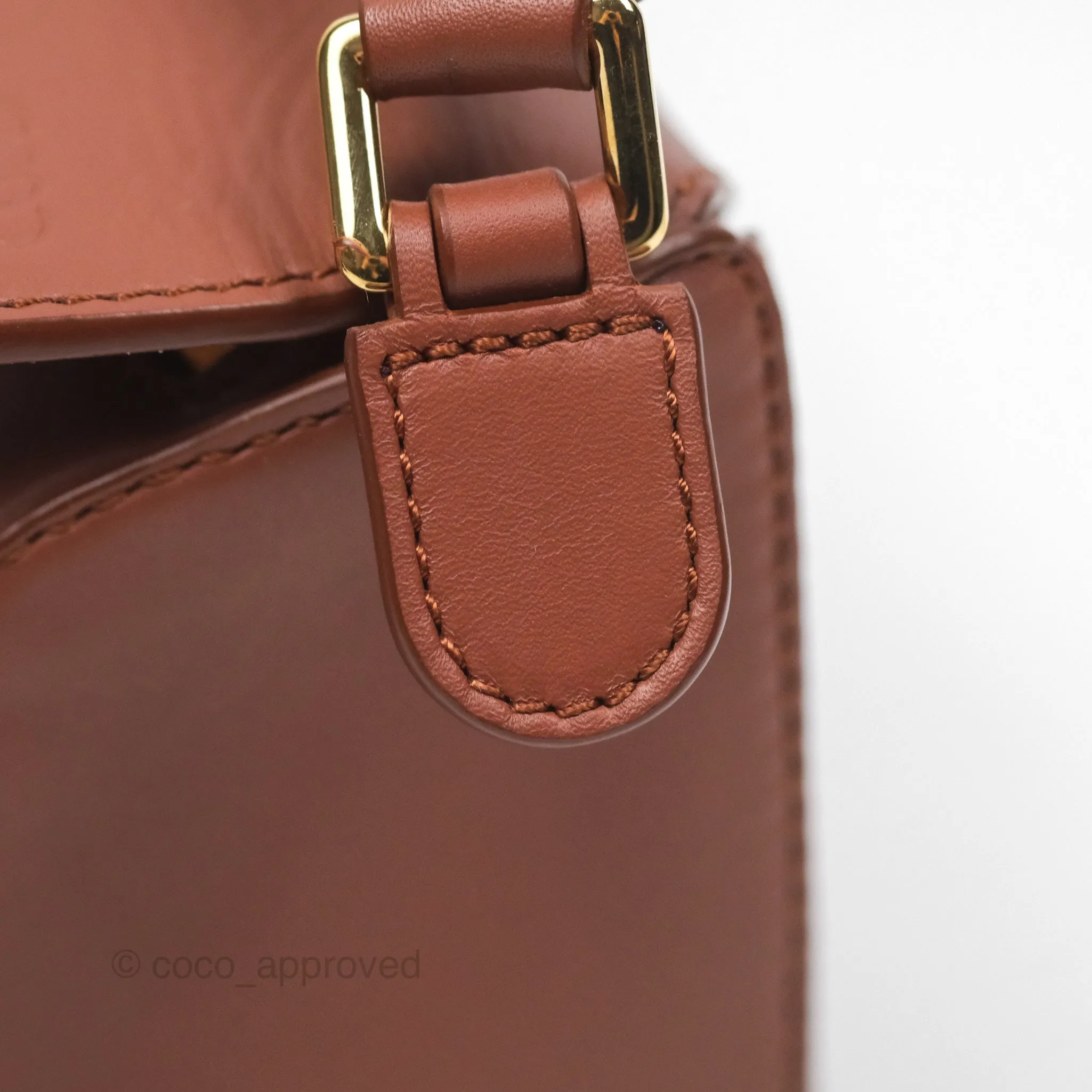 Loewe x Howls Moving Mini Puzzle Bag Tan Calfskin Gold Hardware