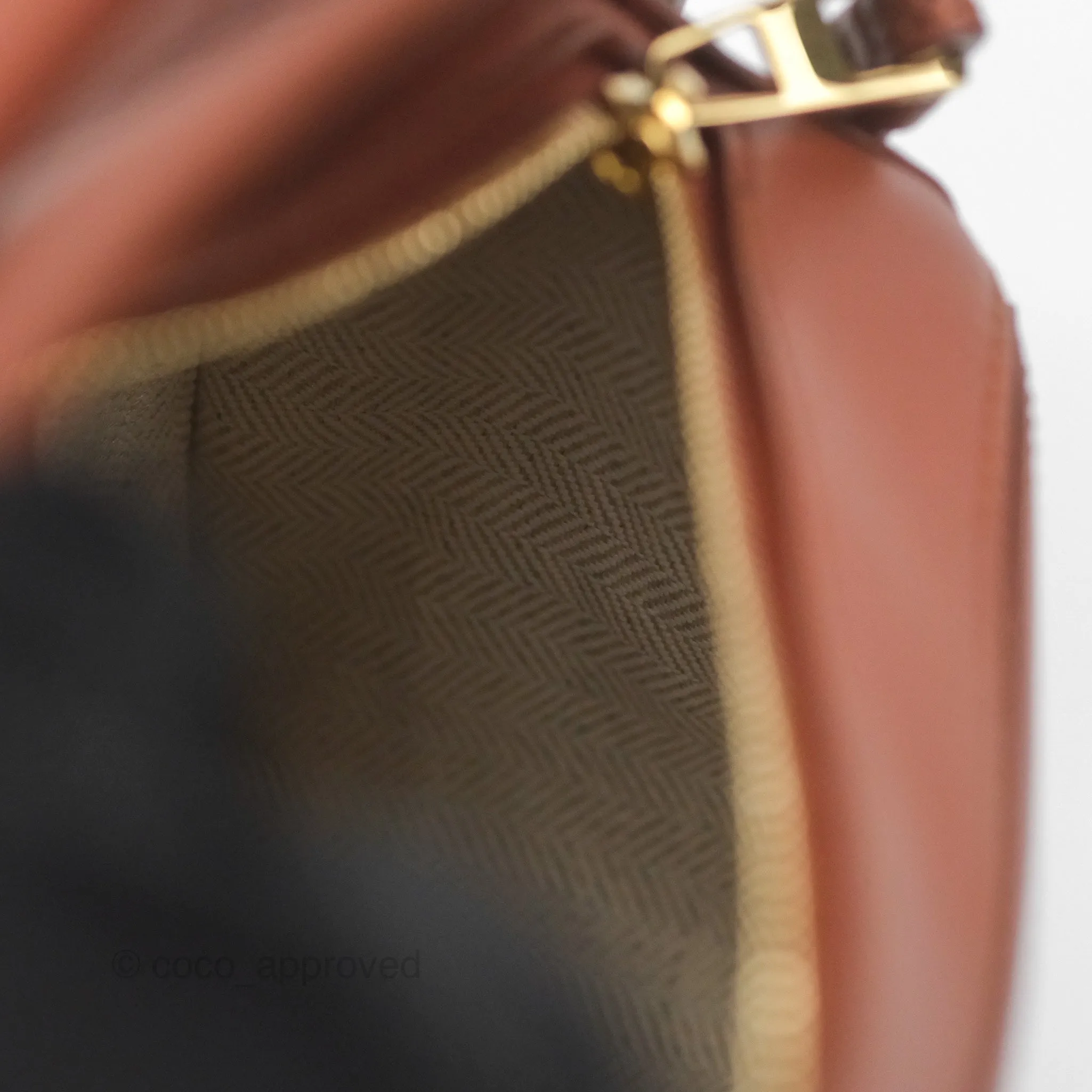 Loewe x Howls Moving Mini Puzzle Bag Tan Calfskin Gold Hardware