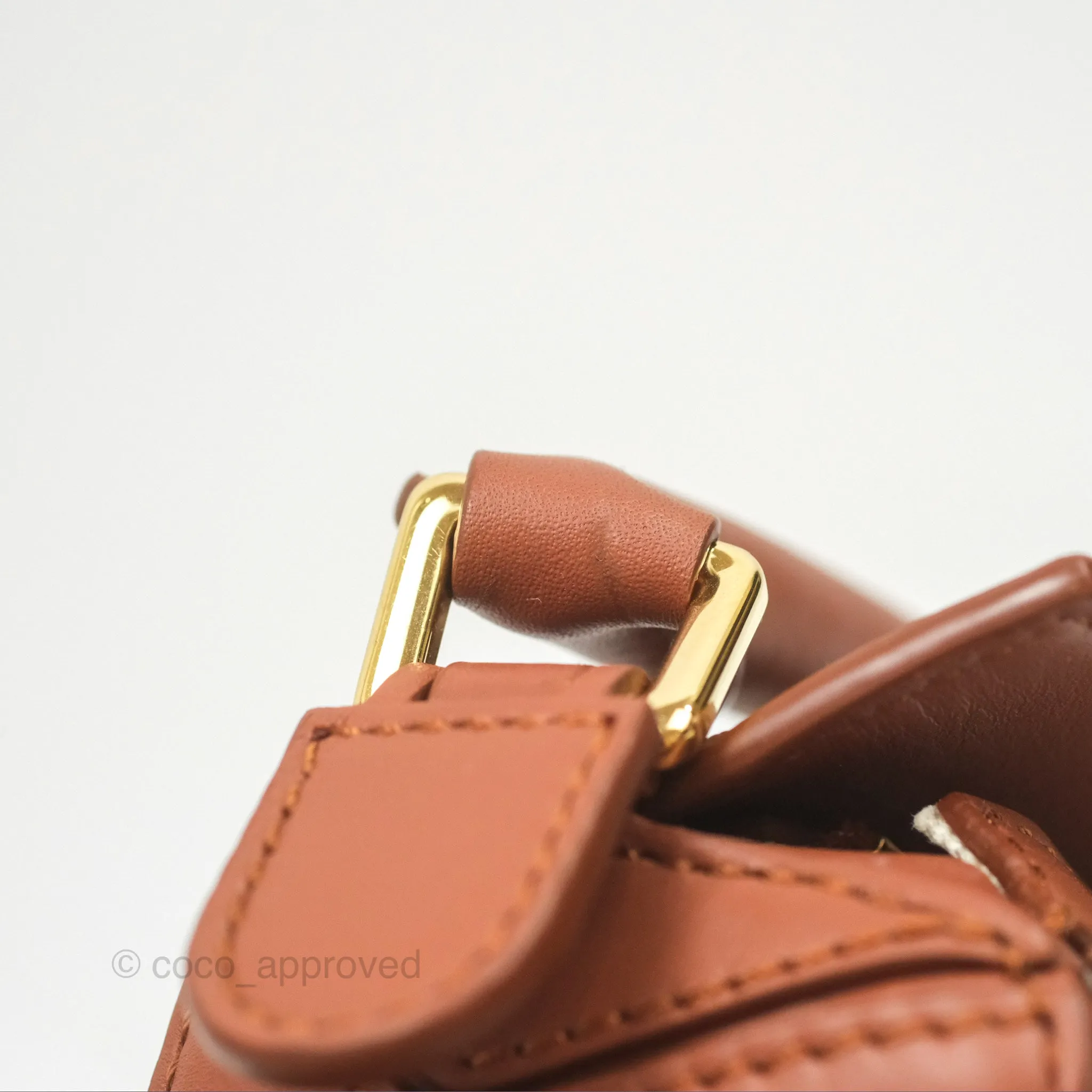 Loewe x Howls Moving Mini Puzzle Bag Tan Calfskin Gold Hardware
