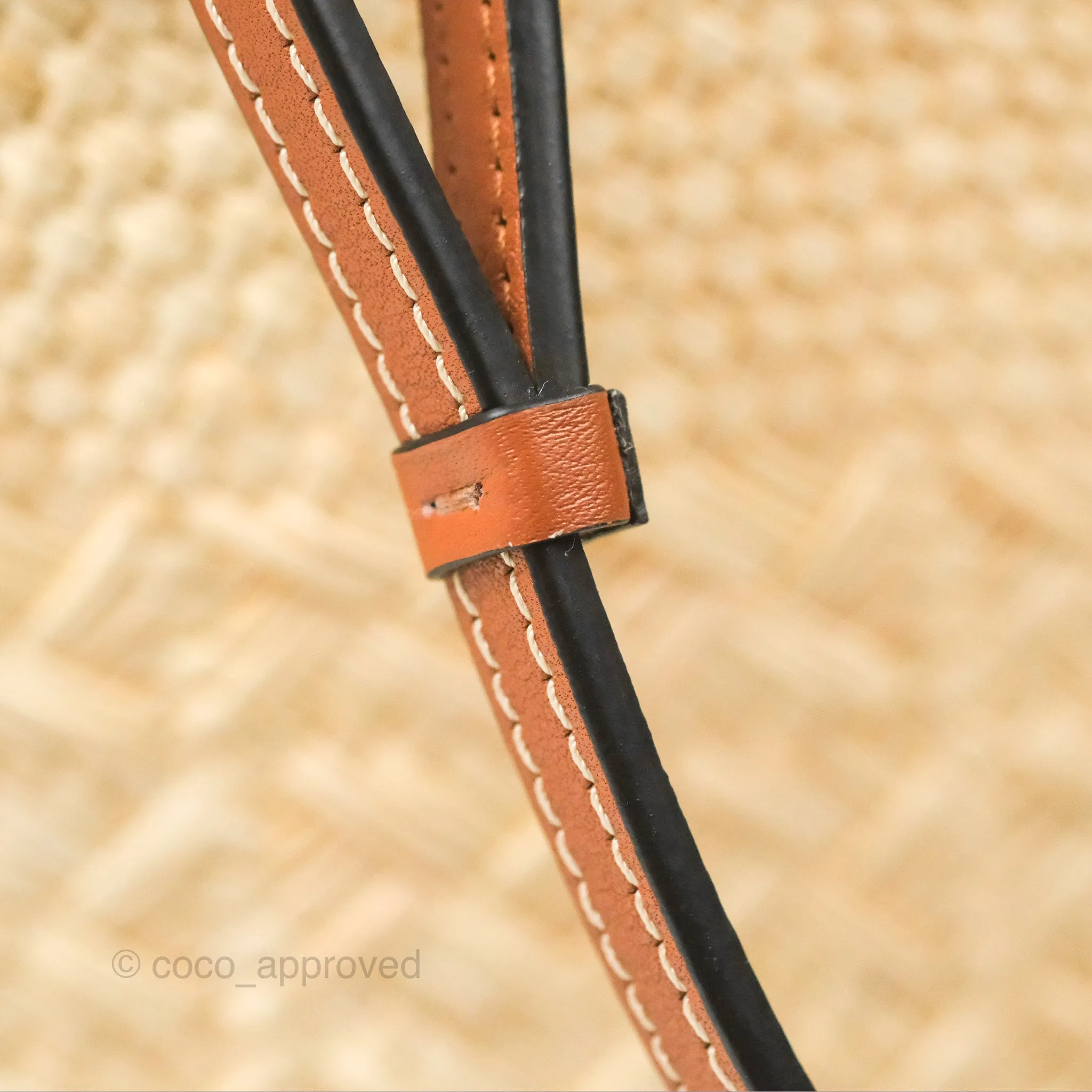 Loewe x Paula's Ibiza Woven Anagram Basket Bag Natural/Tan