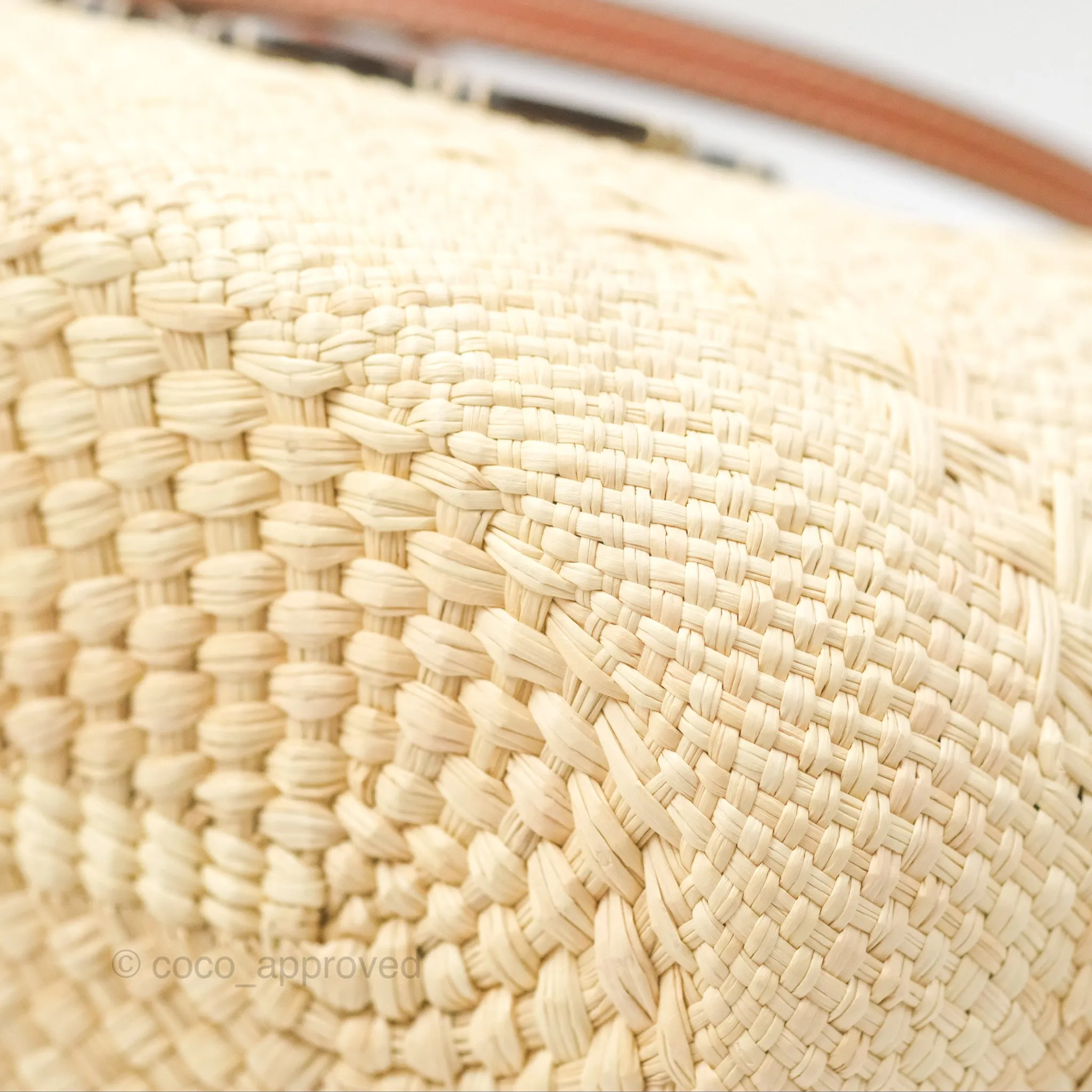 Loewe x Paula's Ibiza Woven Anagram Basket Bag Natural/Tan