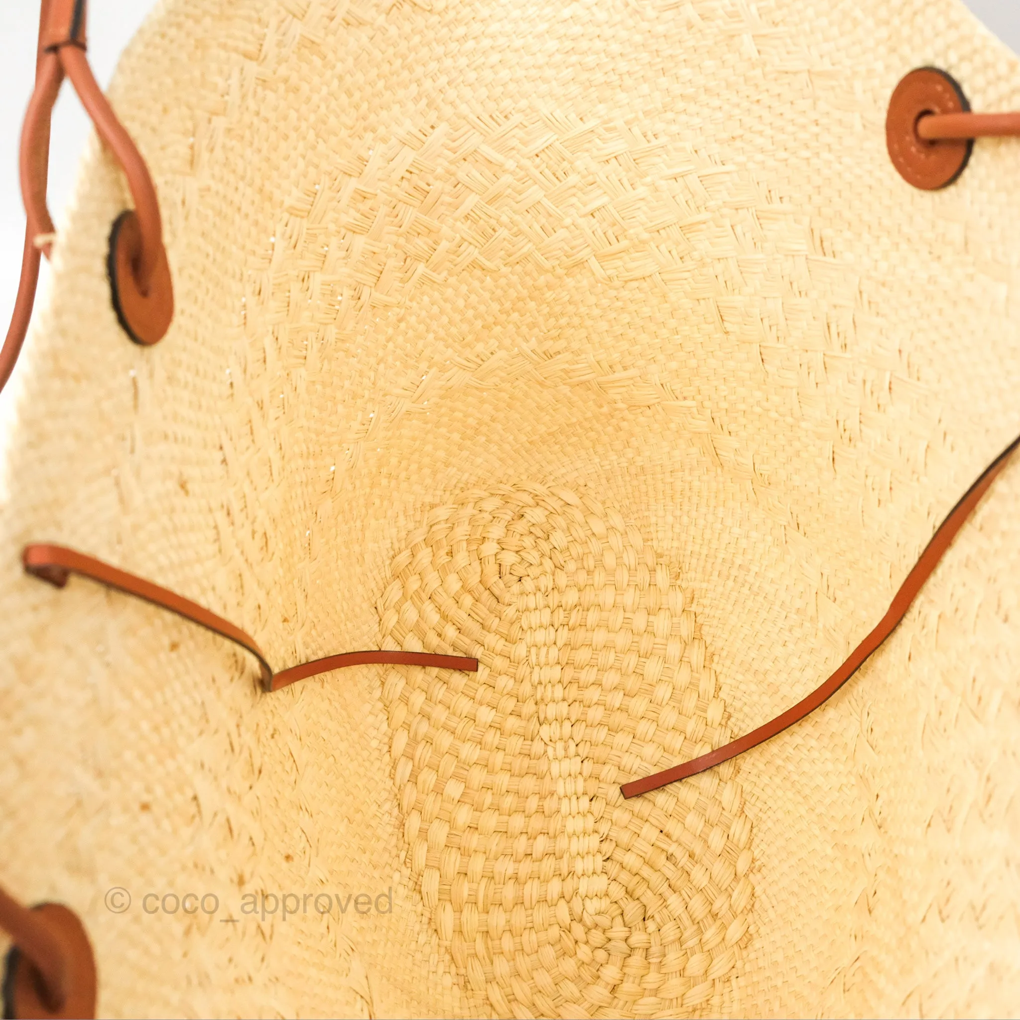 Loewe x Paula's Ibiza Woven Anagram Basket Bag Natural/Tan