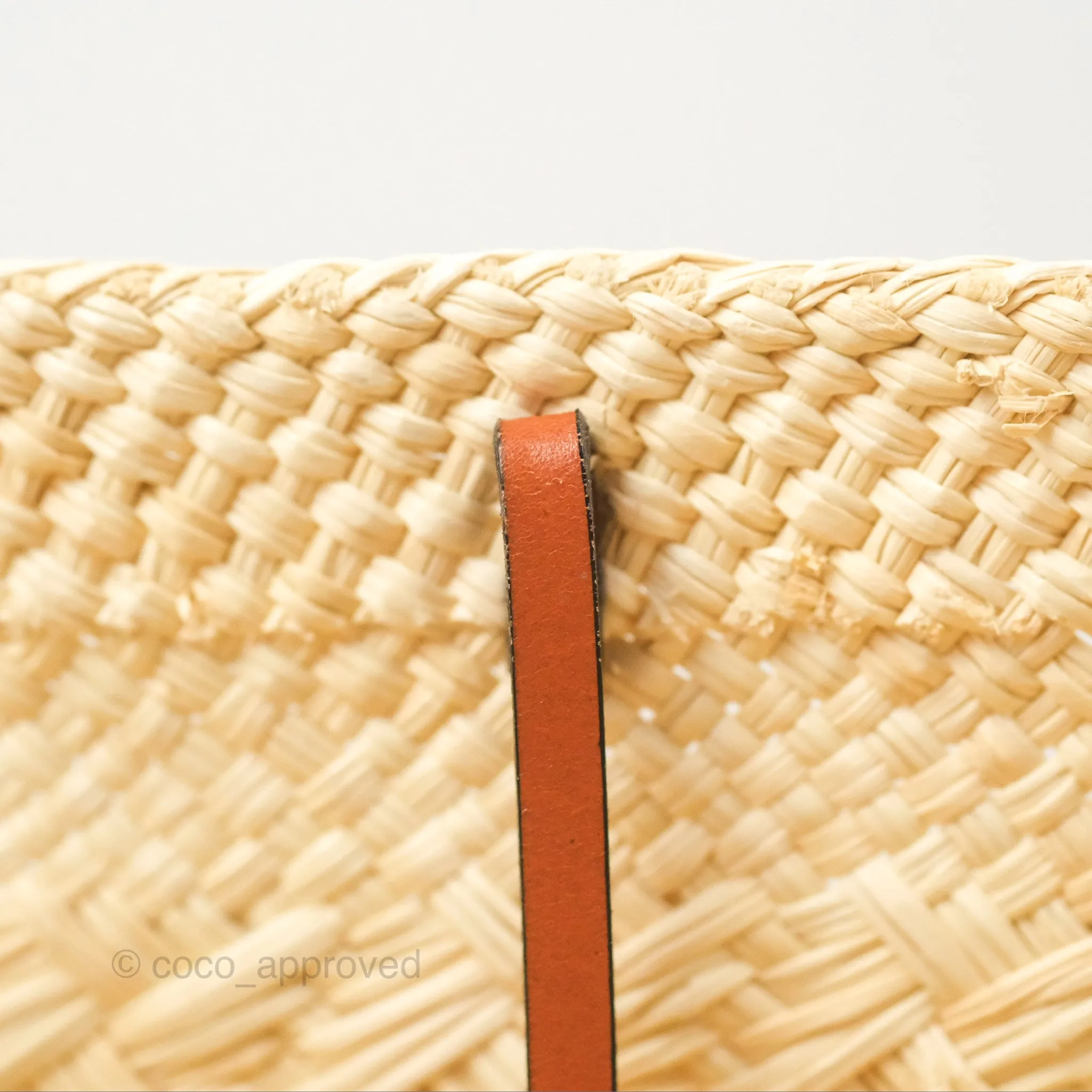 Loewe x Paula's Ibiza Woven Anagram Basket Bag Natural/Tan