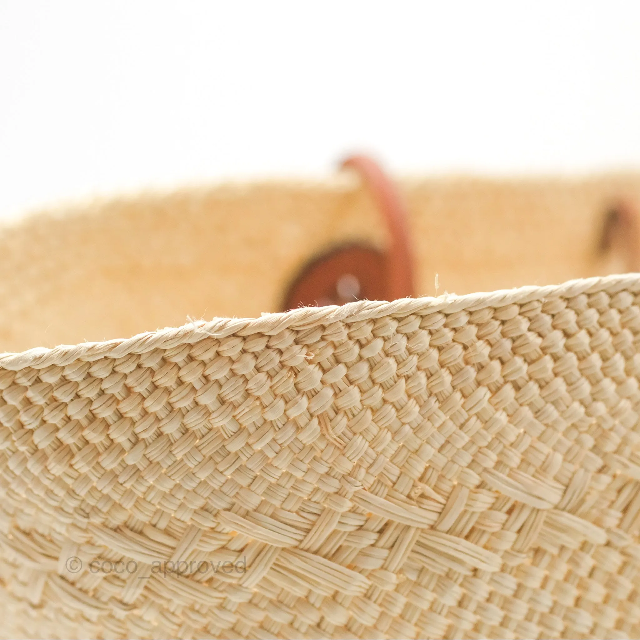 Loewe x Paula's Ibiza Woven Anagram Basket Bag Natural/Tan