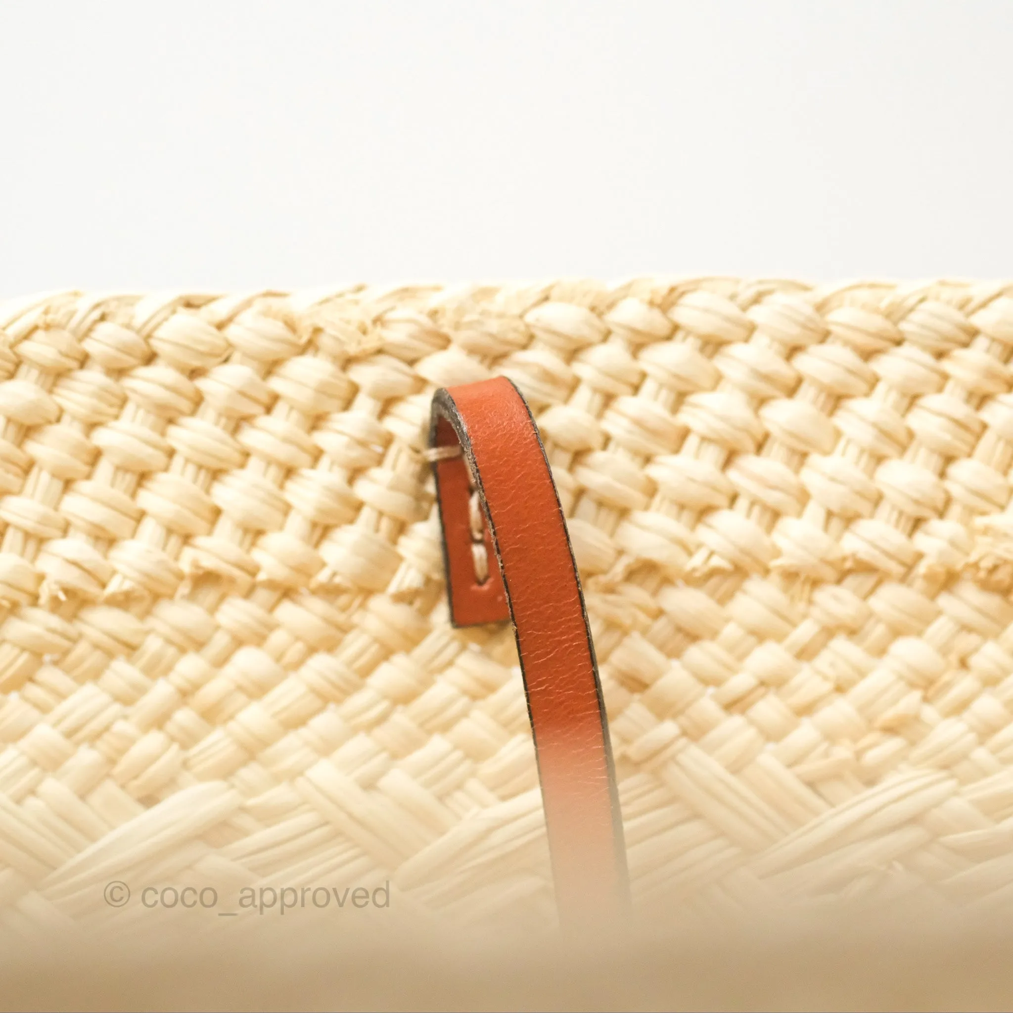 Loewe x Paula's Ibiza Woven Anagram Basket Bag Natural/Tan