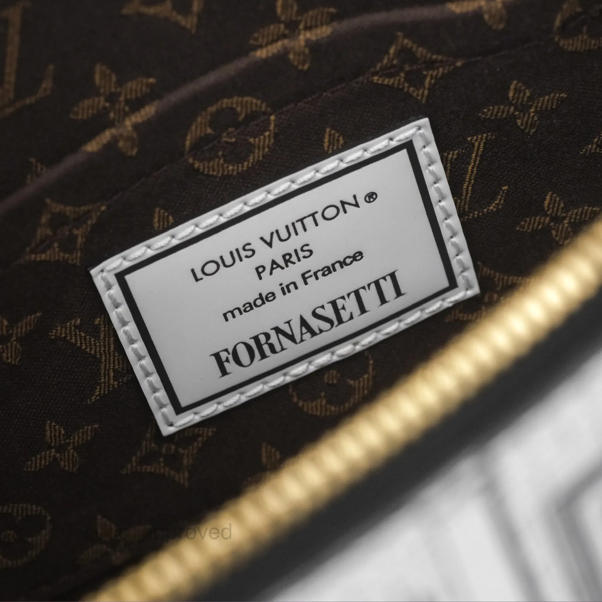 Louis Vuitton Alma BB Fornasetti Handbag Patent Calfskin