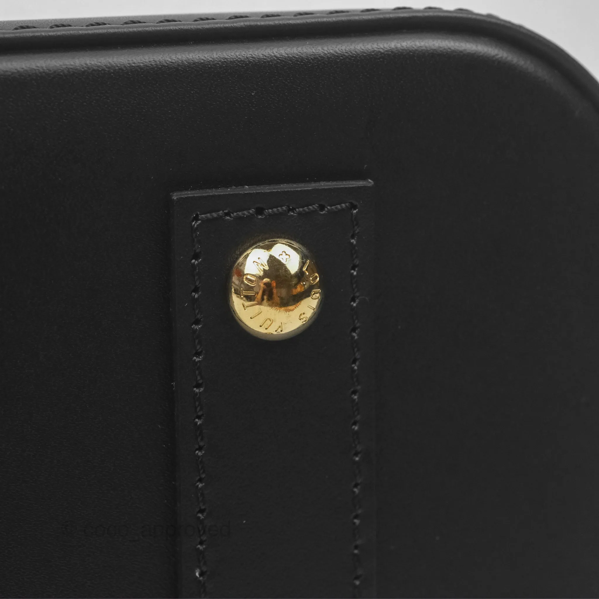 Louis Vuitton Alma BB Fornasetti Handbag Patent Calfskin
