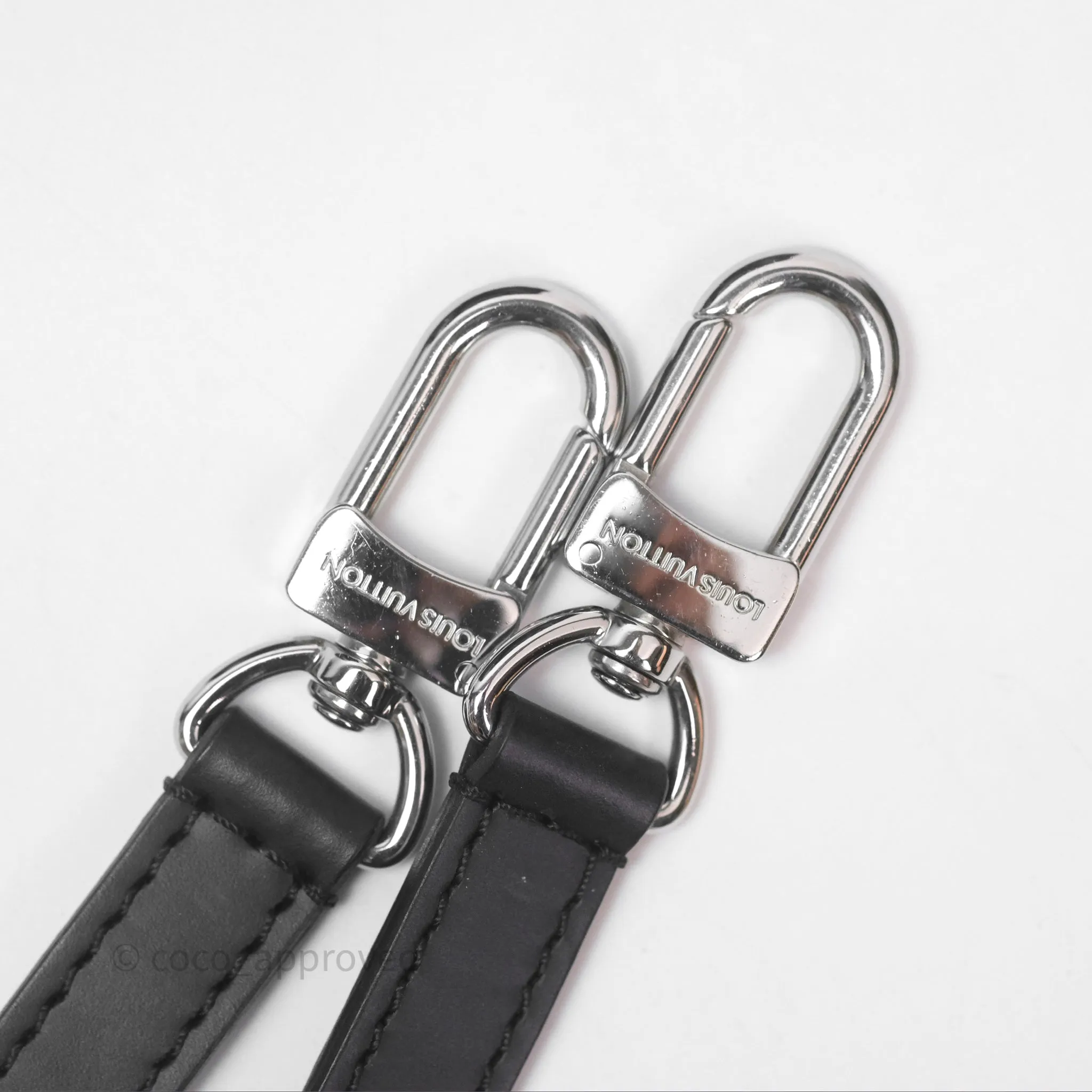 Louis Vuitton Alma Nano Black Silver Hardware