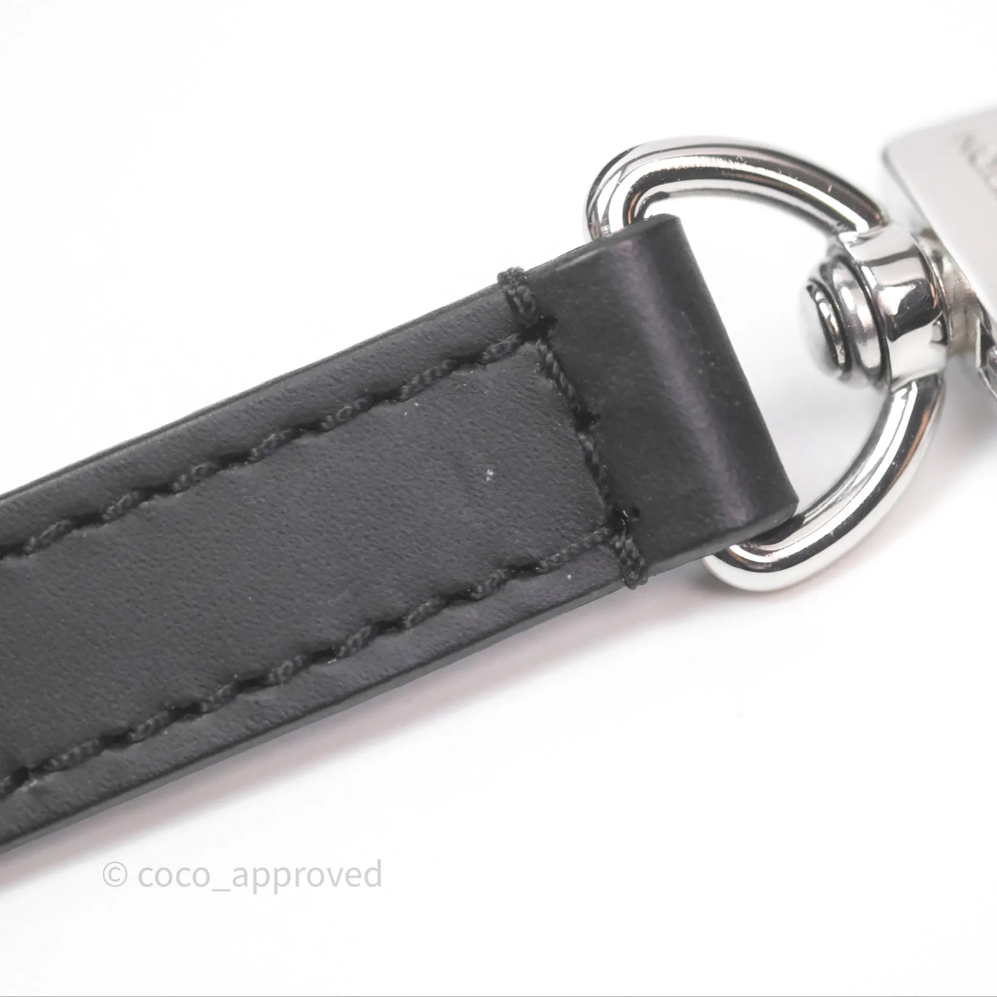 Louis Vuitton Alma Nano Black Silver Hardware