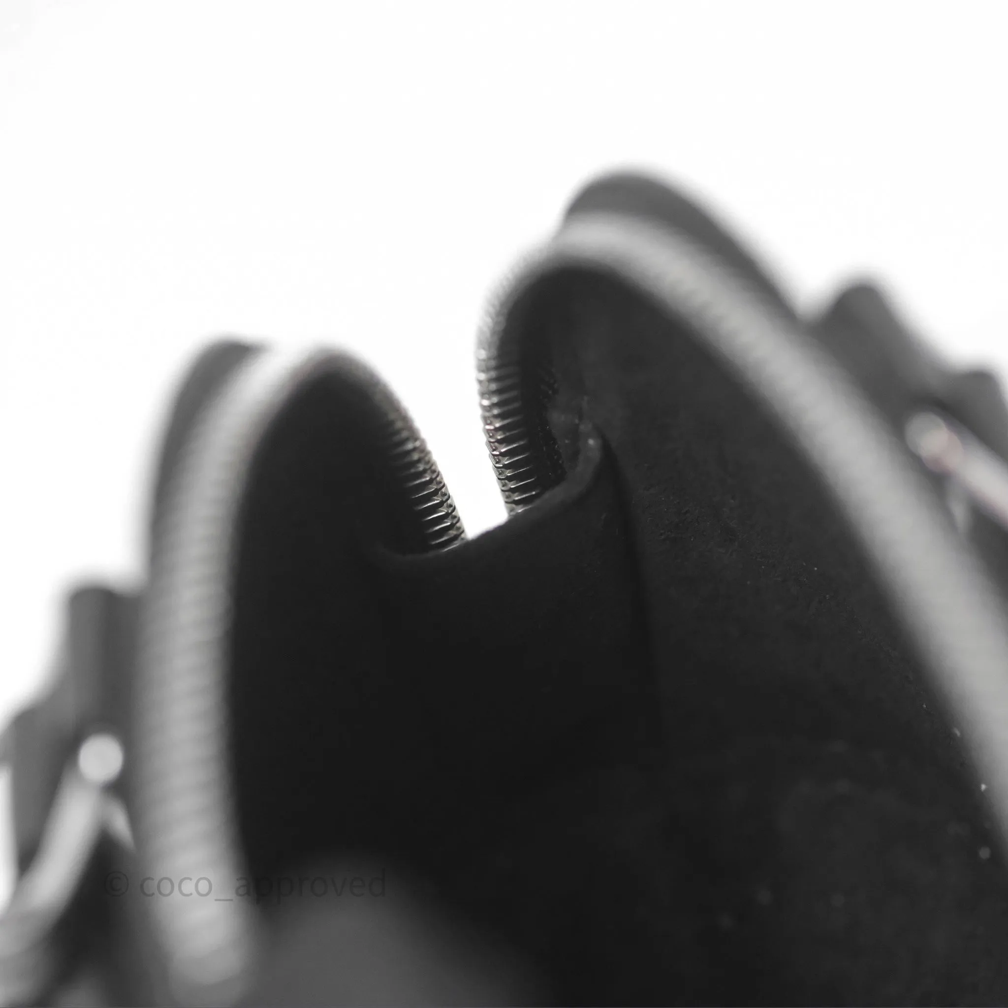 Louis Vuitton Alma Nano Black Silver Hardware