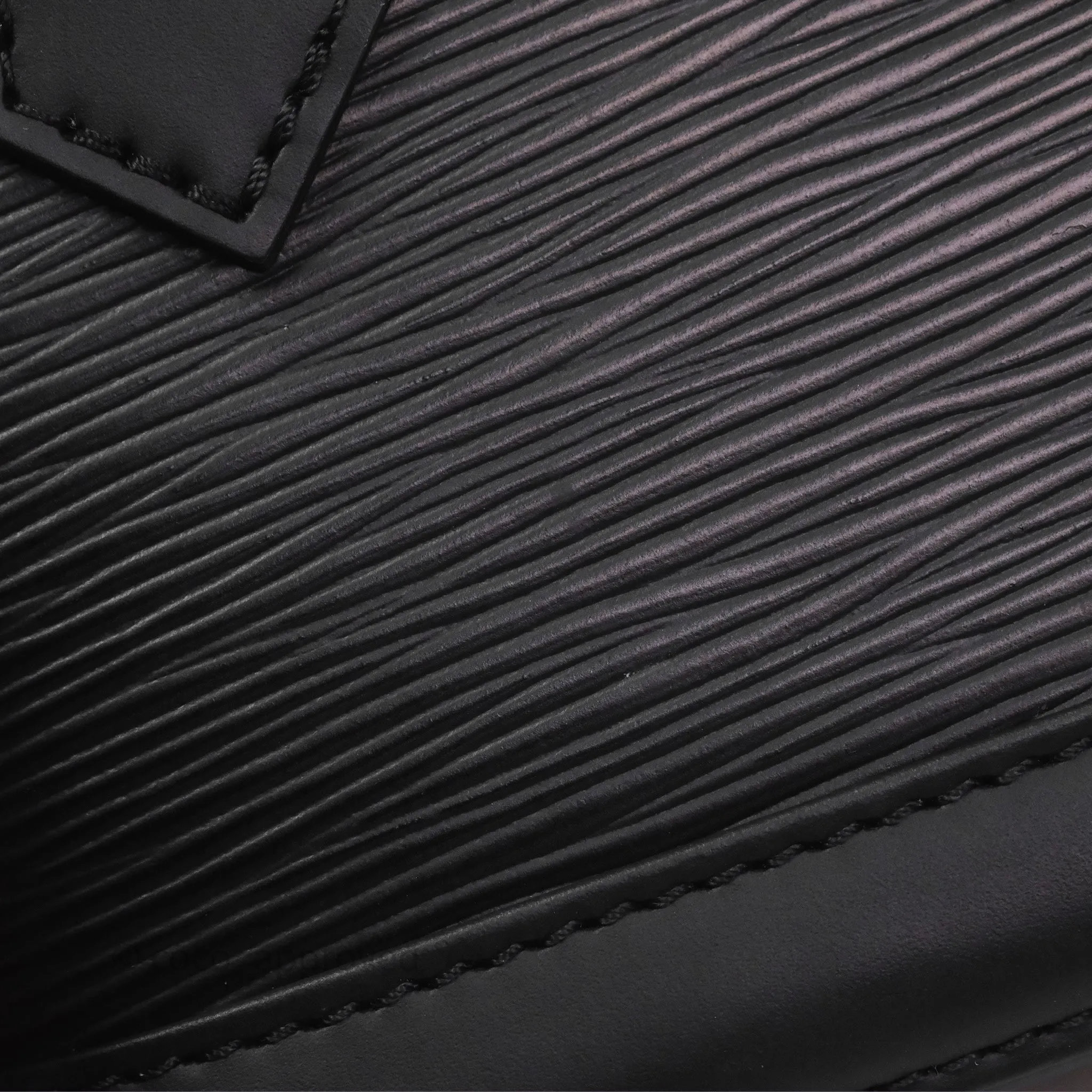 Louis Vuitton Alma Nano Black Silver Hardware