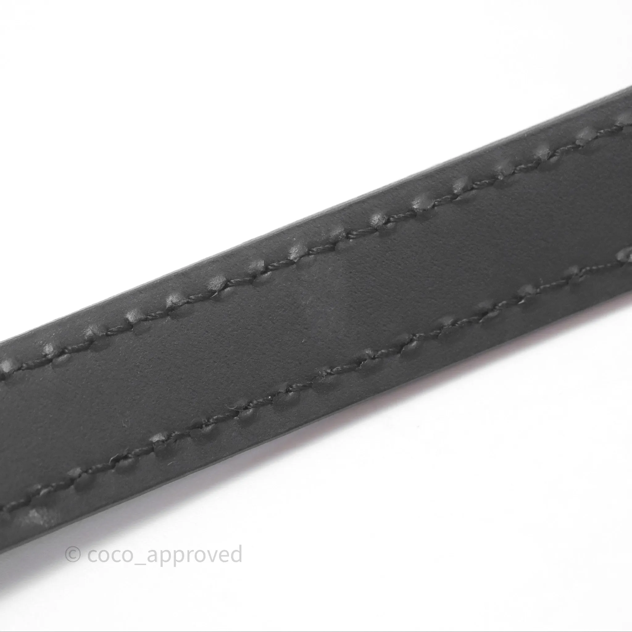 Louis Vuitton Alma Nano Black Silver Hardware