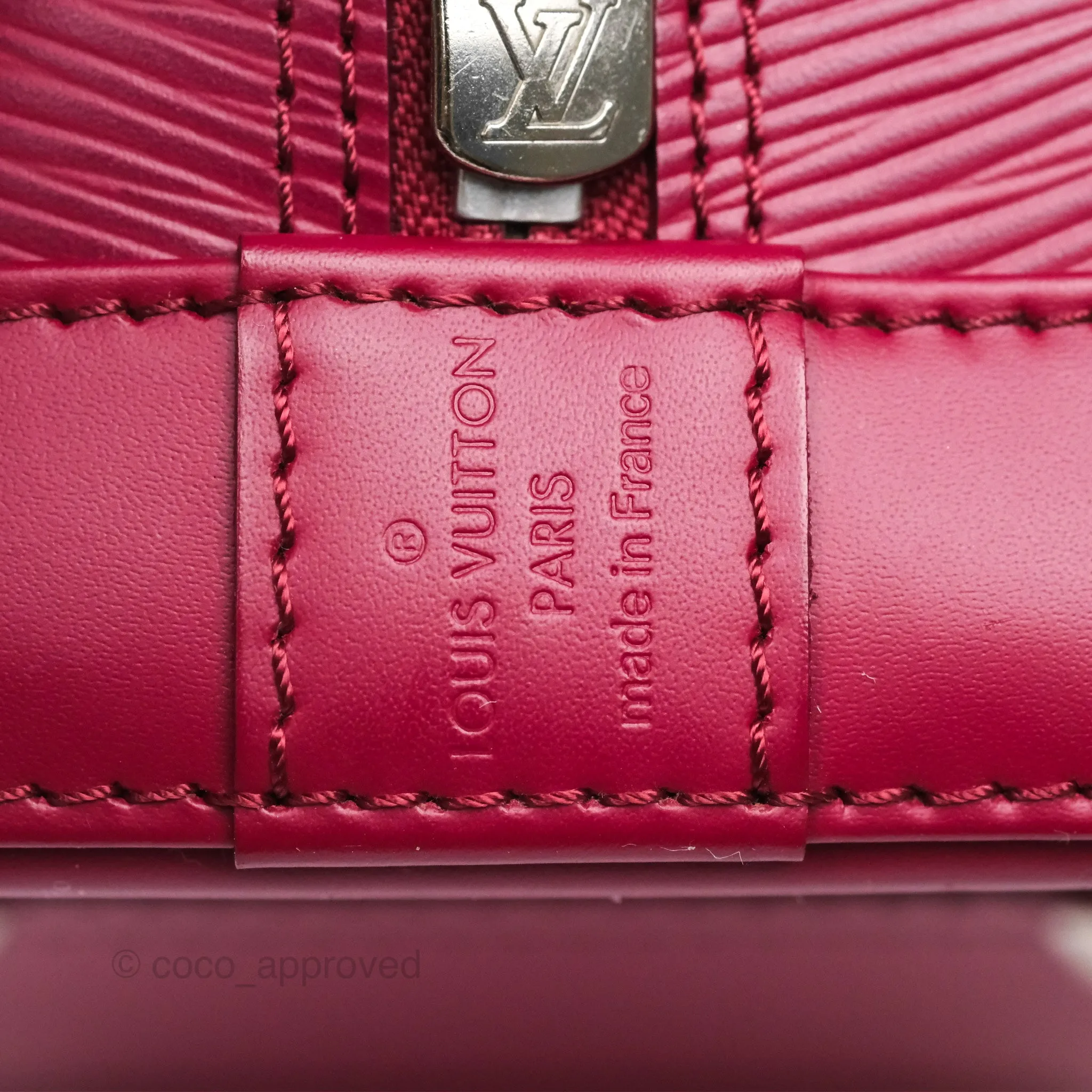 Louis Vuitton Alma PM Fuchsia Epi