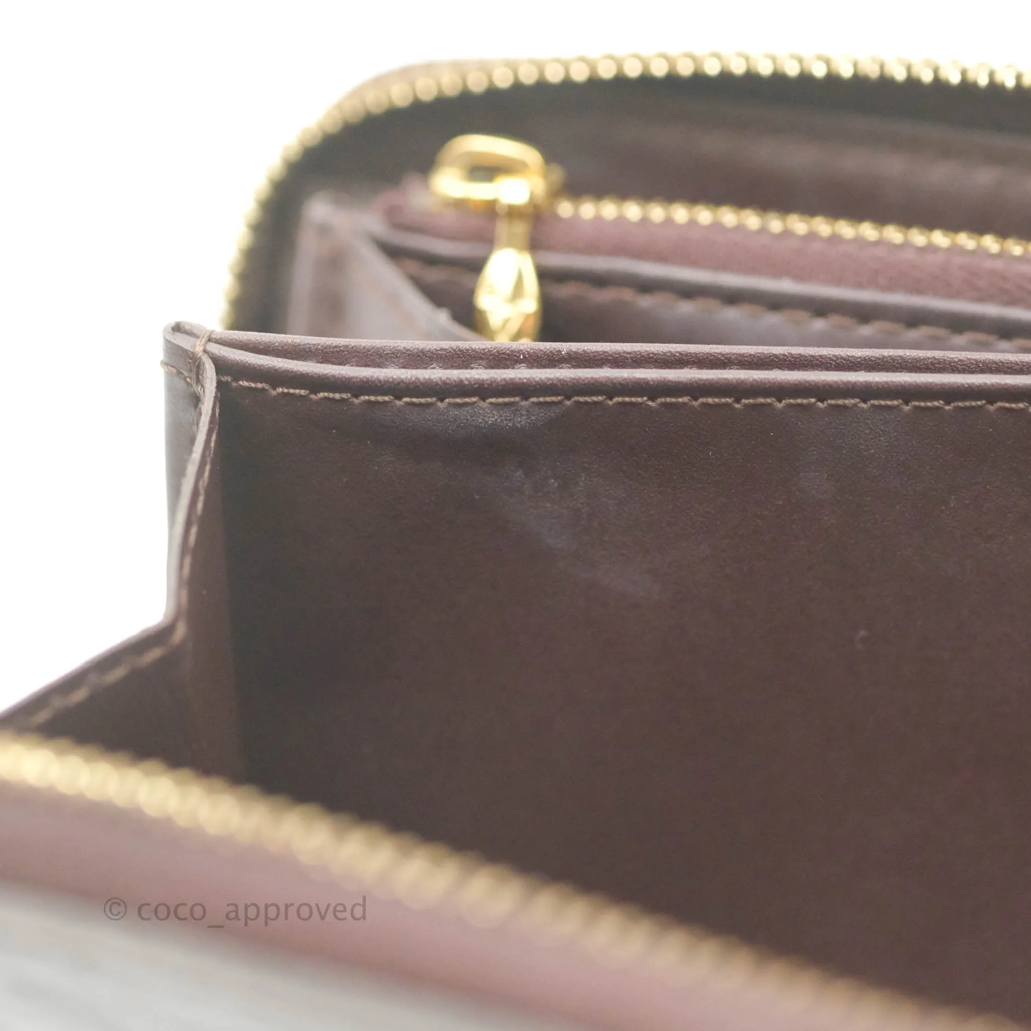 Louis Vuitton Amarante Monogram Vernis Zippy Wallet