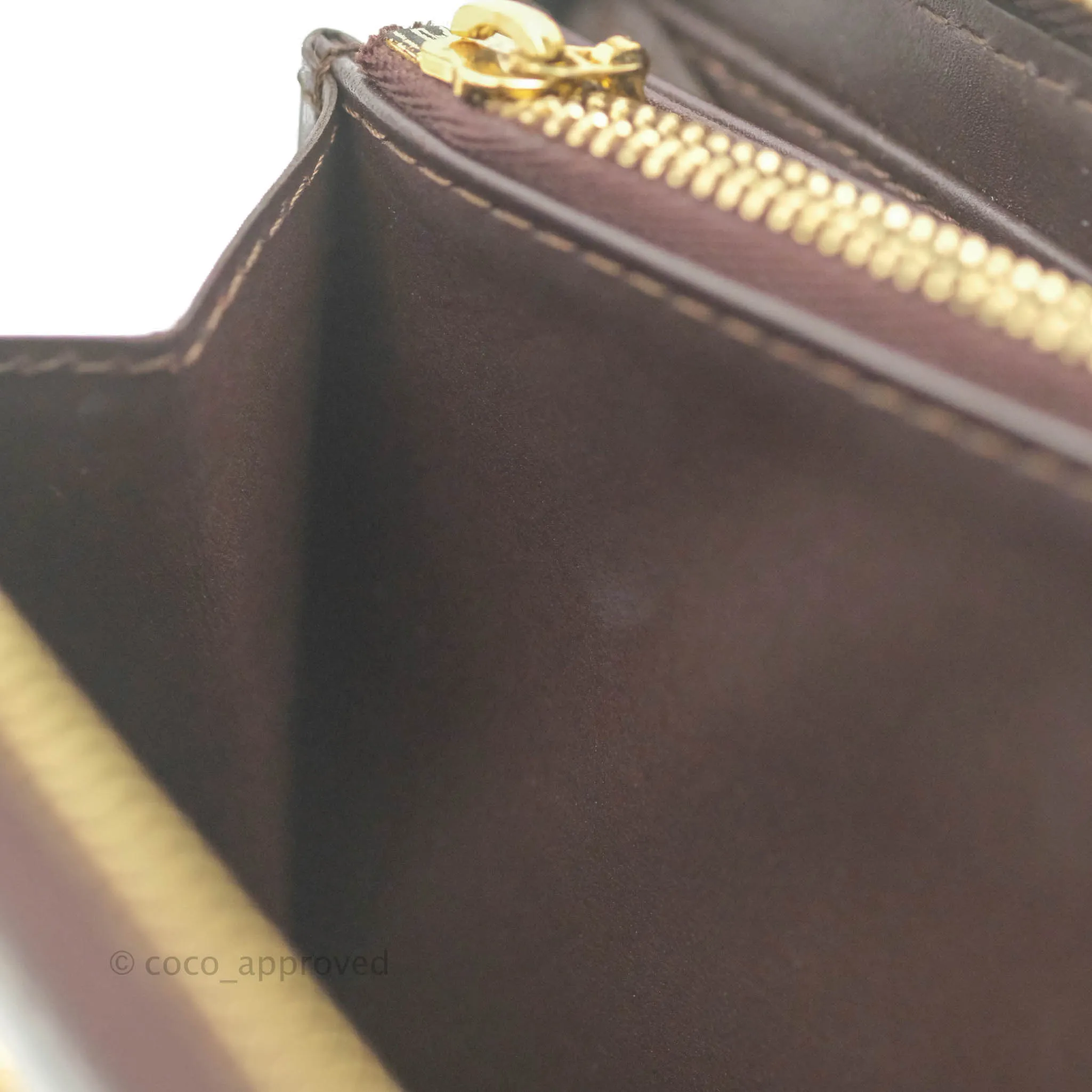 Louis Vuitton Amarante Monogram Vernis Zippy Wallet