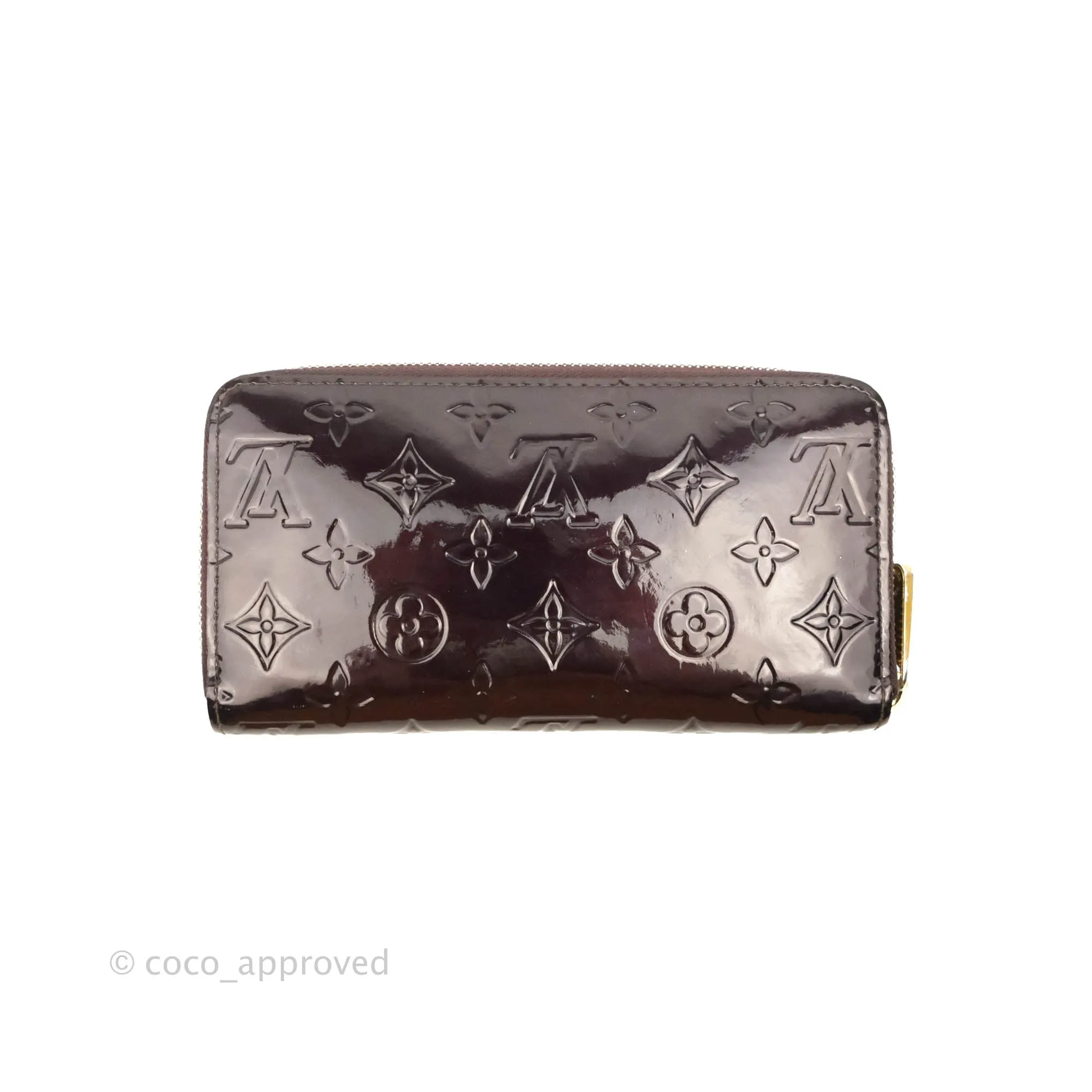Louis Vuitton Amarante Monogram Vernis Zippy Wallet