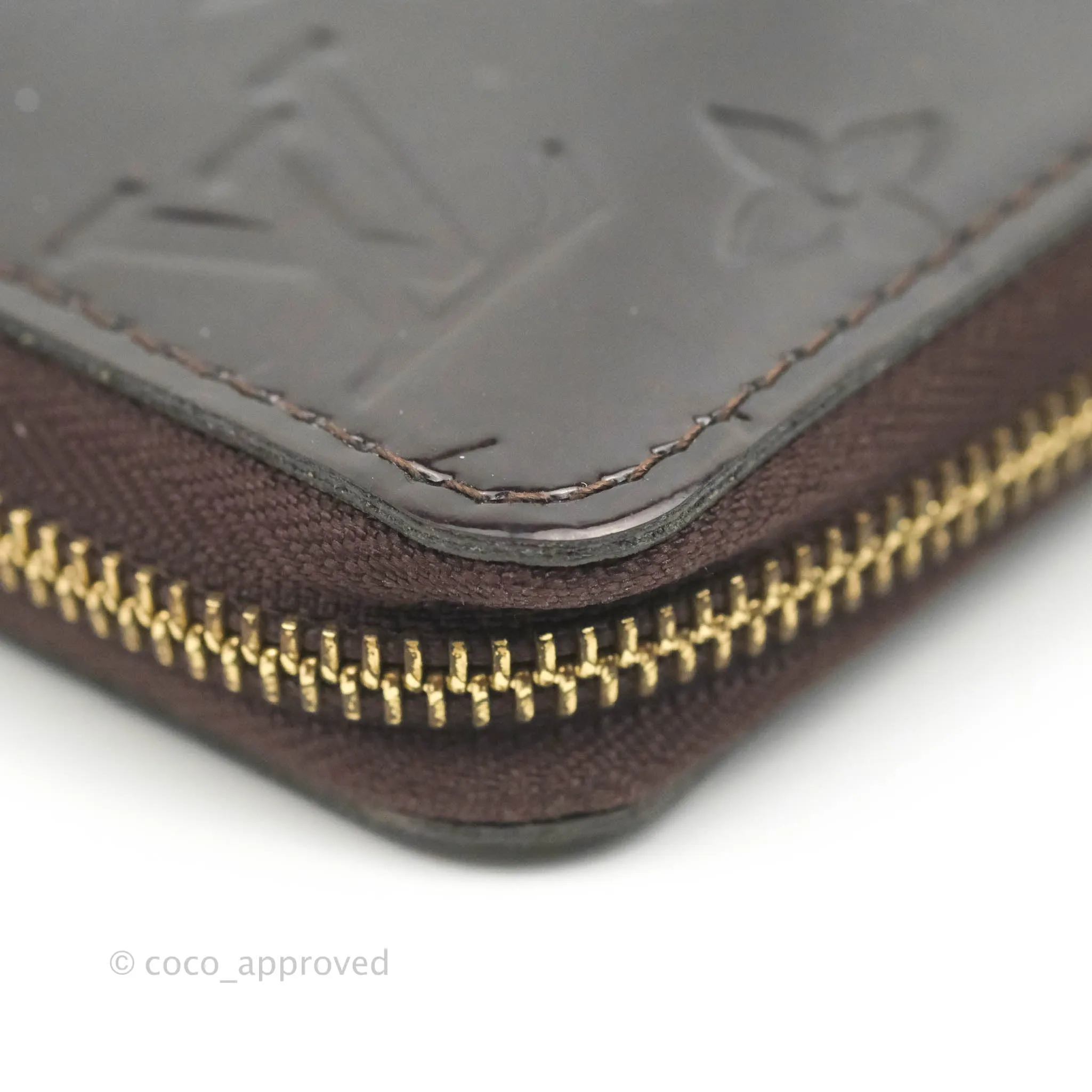 Louis Vuitton Amarante Monogram Vernis Zippy Wallet