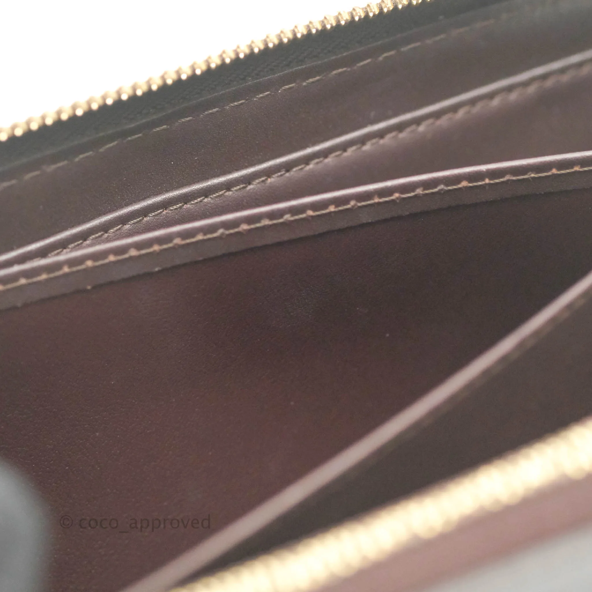 Louis Vuitton Amarante Monogram Vernis Zippy Wallet