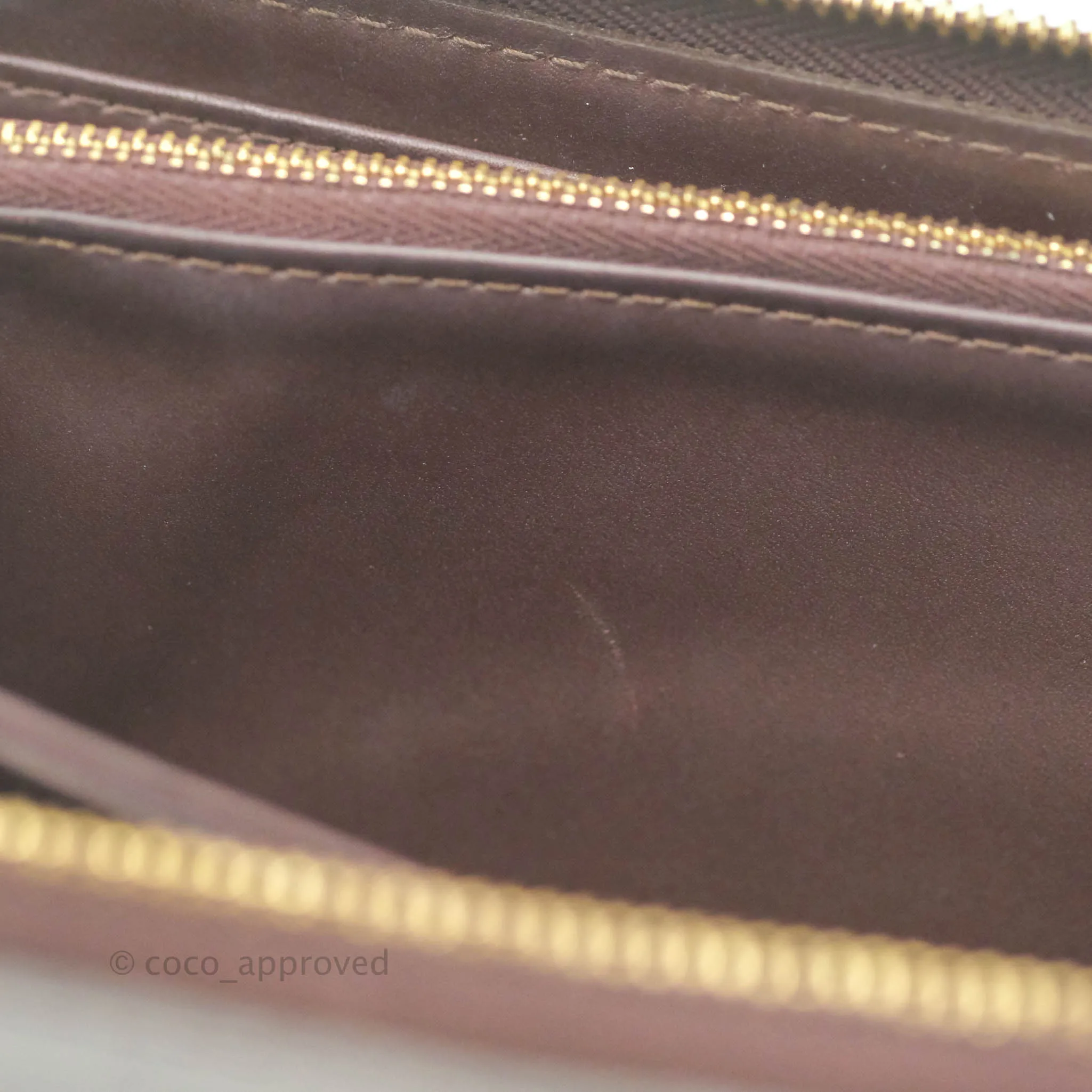 Louis Vuitton Amarante Monogram Vernis Zippy Wallet
