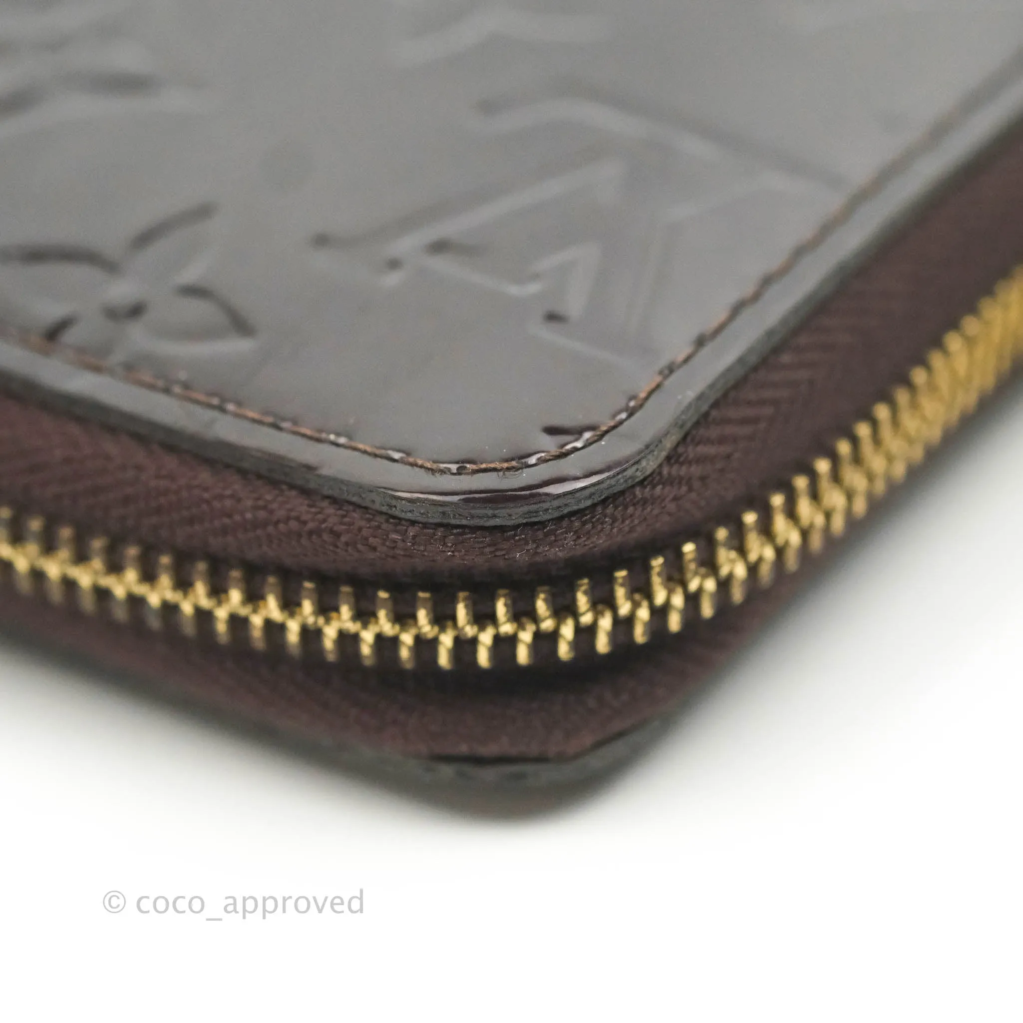 Louis Vuitton Amarante Monogram Vernis Zippy Wallet