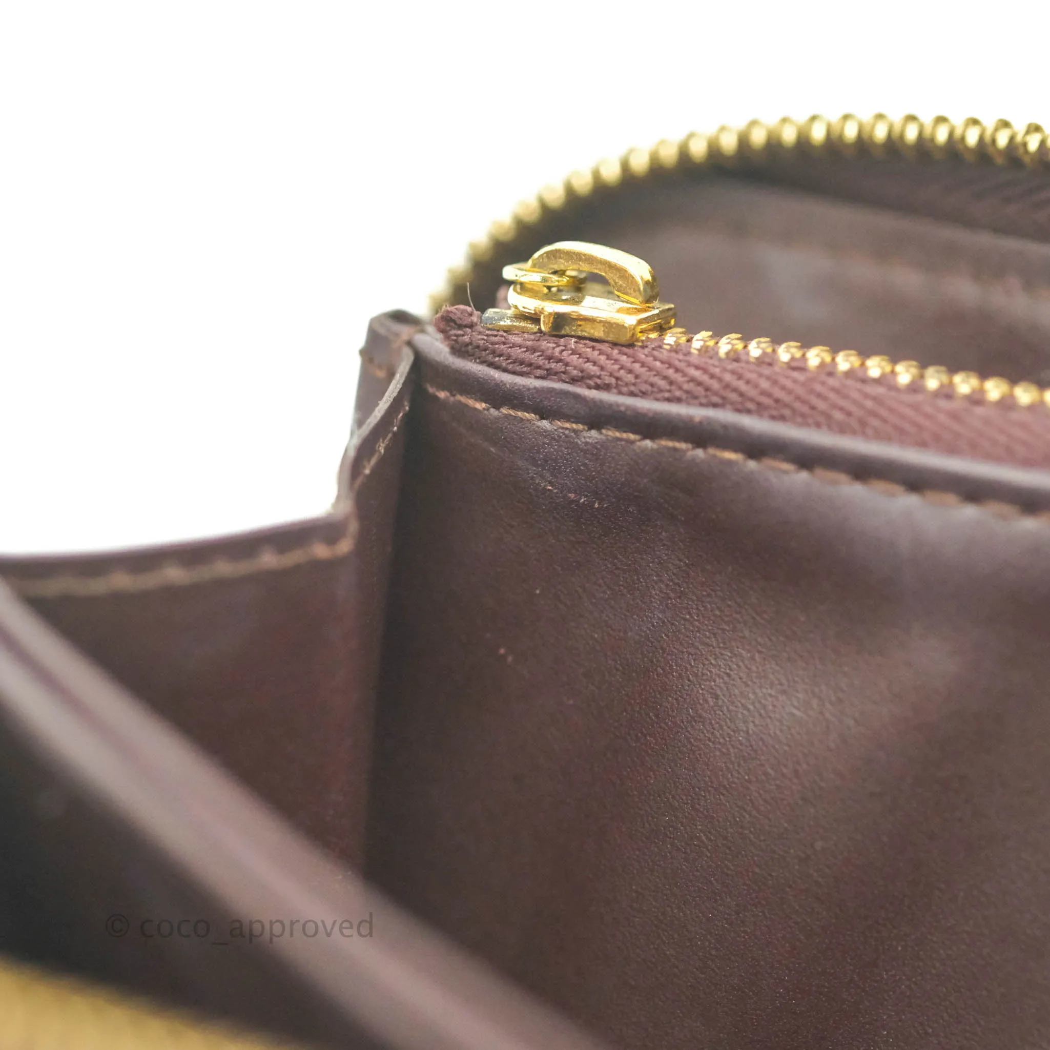 Louis Vuitton Amarante Monogram Vernis Zippy Wallet