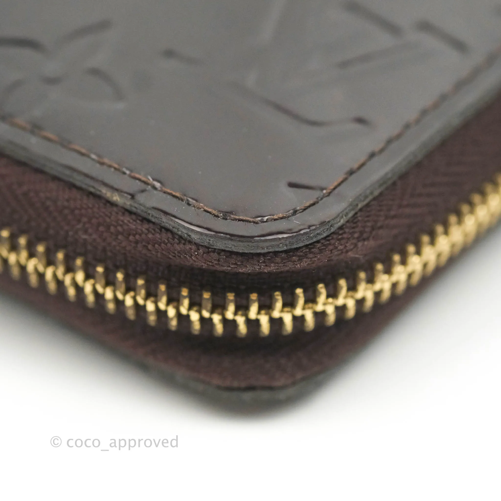 Louis Vuitton Amarante Monogram Vernis Zippy Wallet