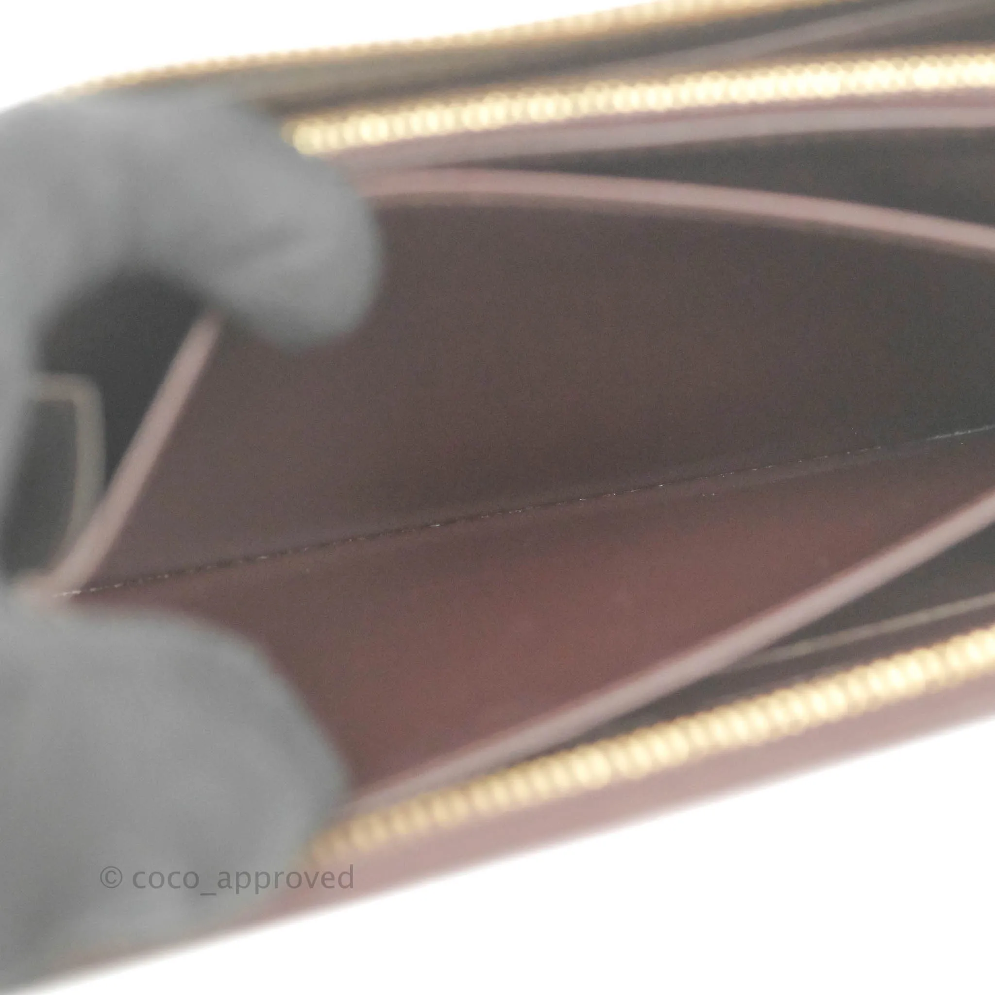 Louis Vuitton Amarante Monogram Vernis Zippy Wallet