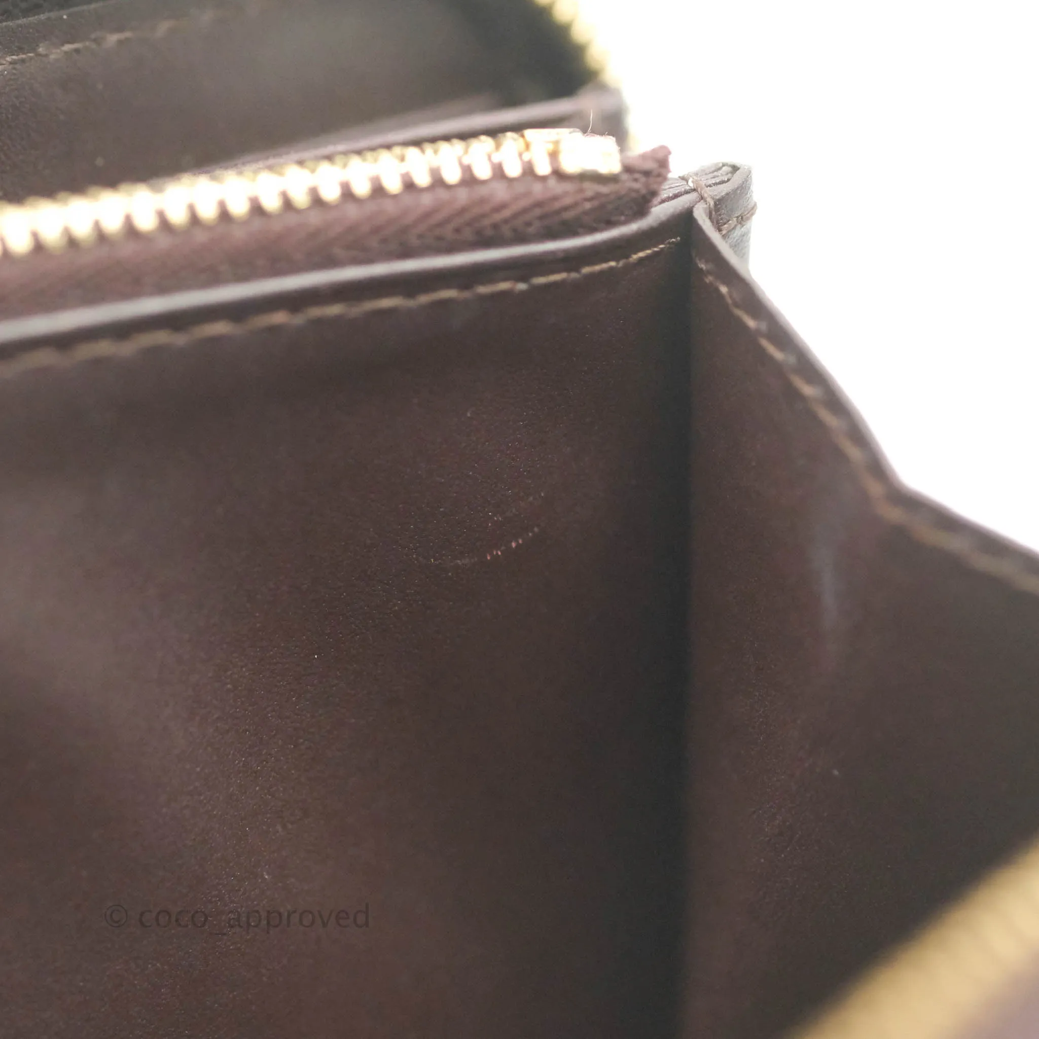 Louis Vuitton Amarante Monogram Vernis Zippy Wallet