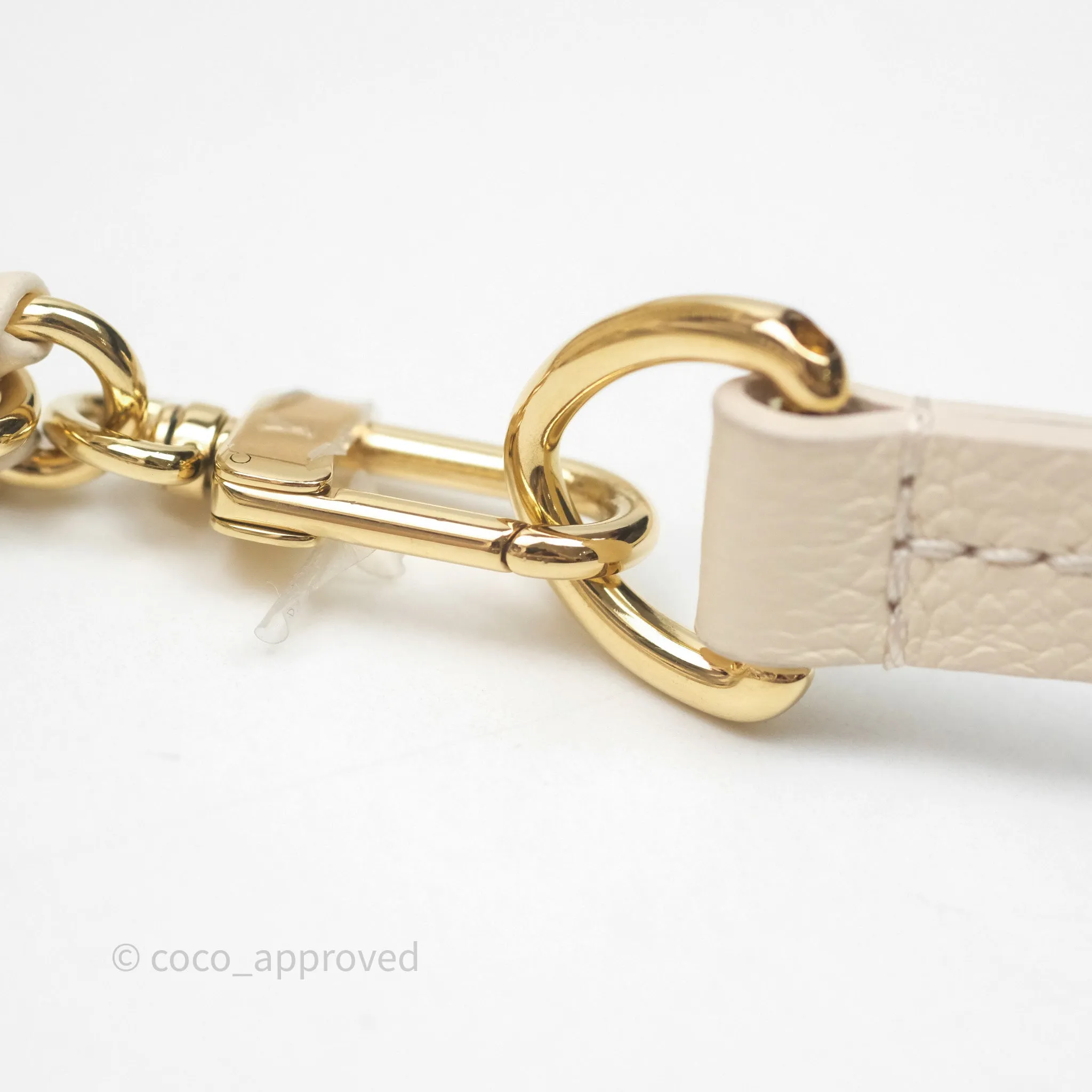Louis Vuitton Backup Cream Monogram Empreinte Leather