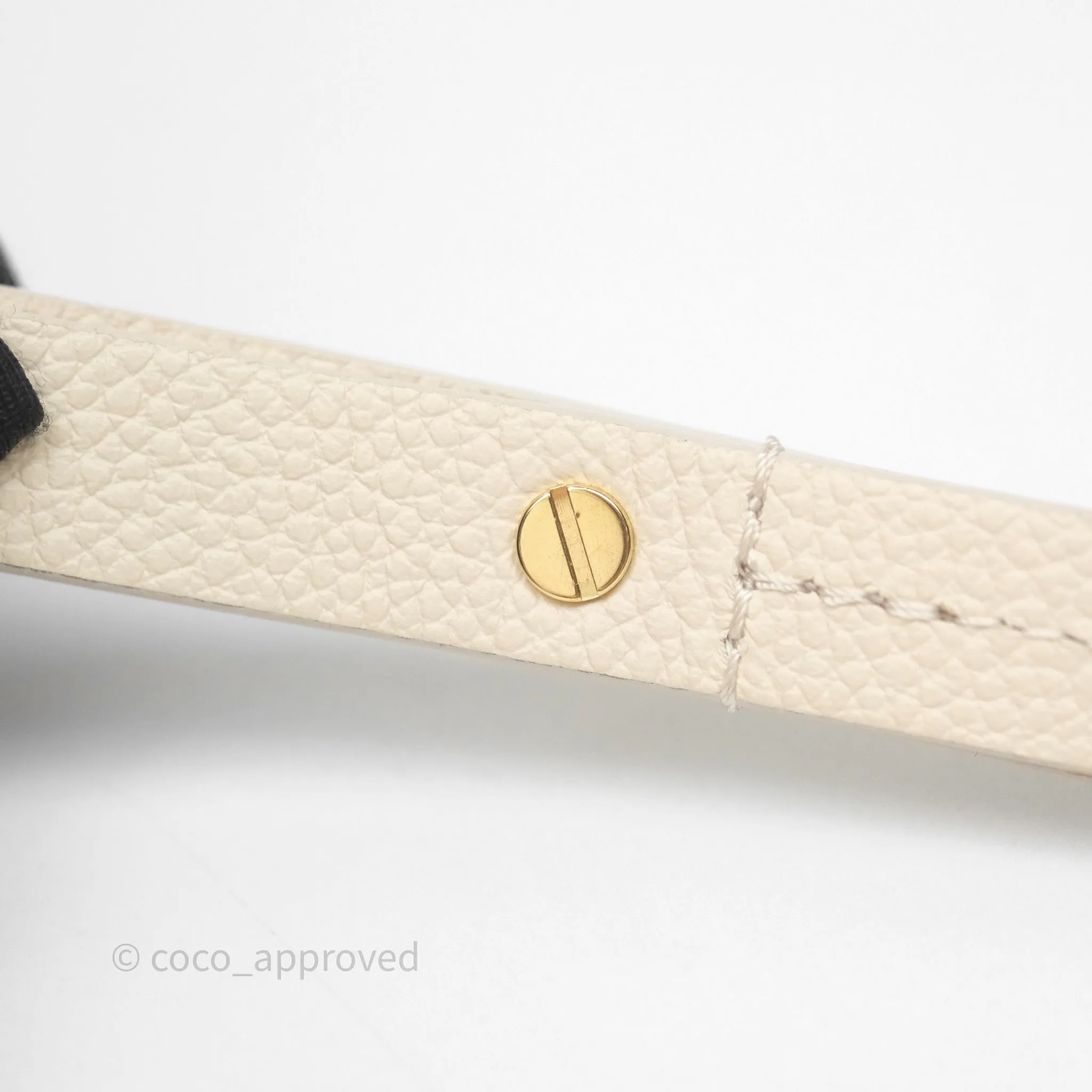Louis Vuitton Backup Cream Monogram Empreinte Leather