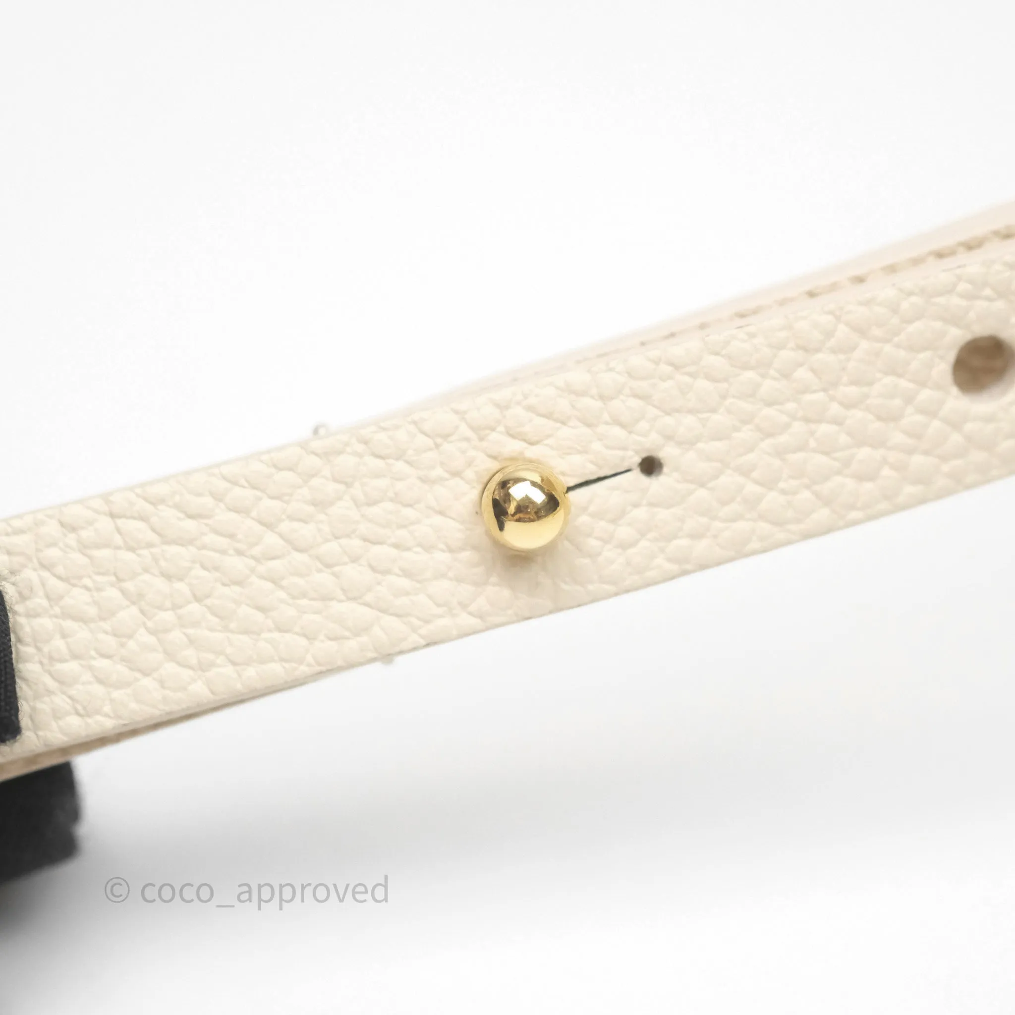 Louis Vuitton Backup Cream Monogram Empreinte Leather