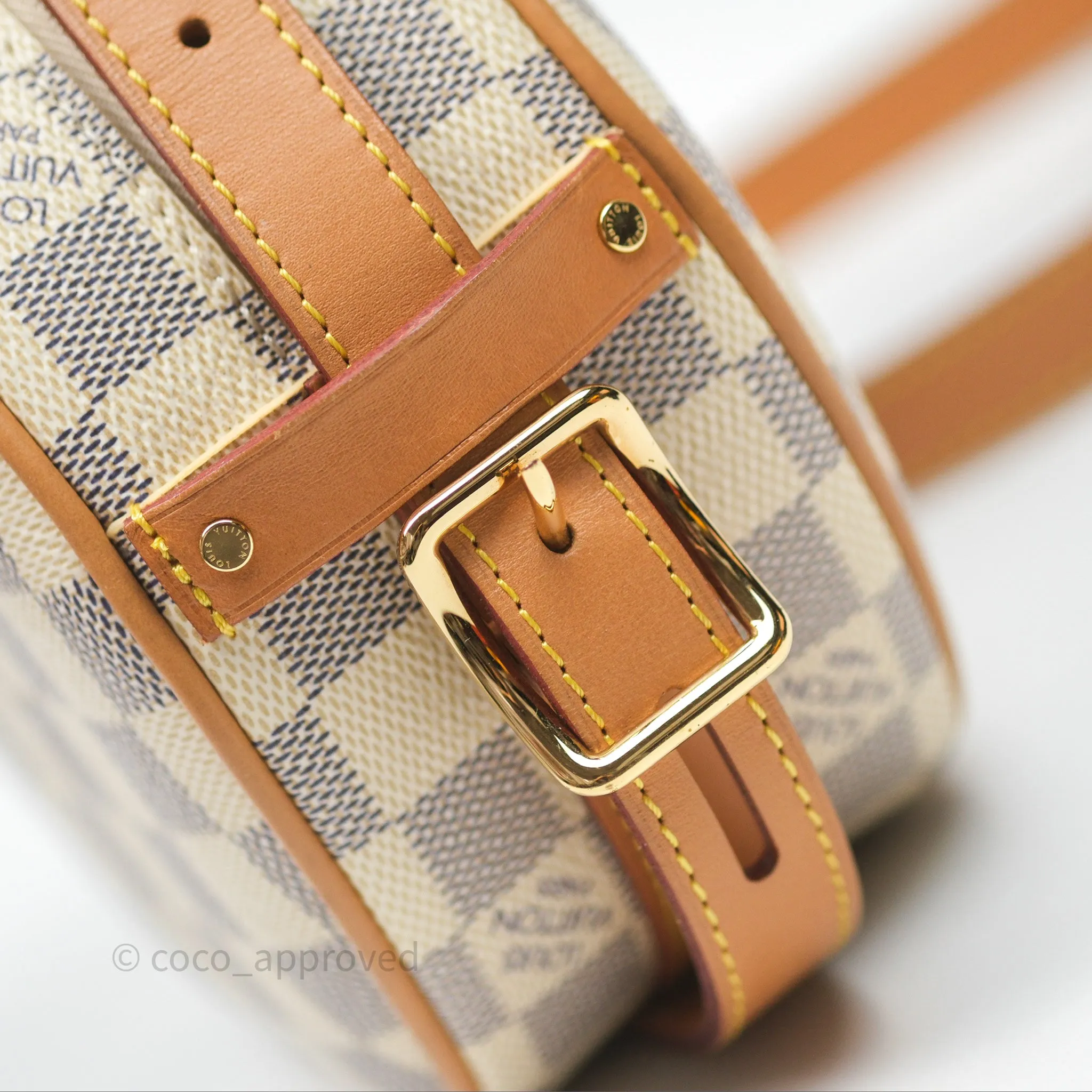 Louis Vuitton Boite Chapeau Souple PM Damier Azur