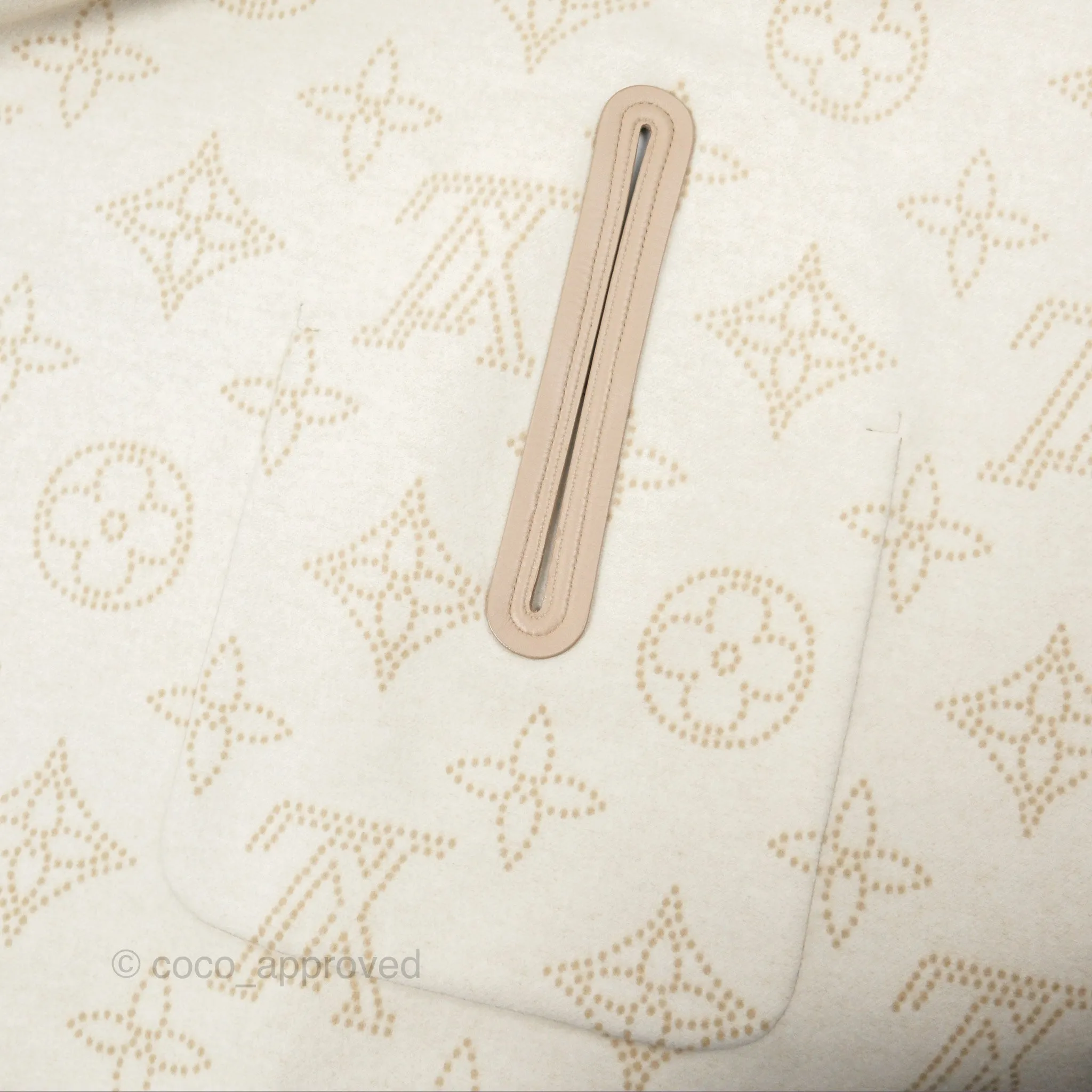 Louis Vuitton Cape Coat Reversible Monogram Beige