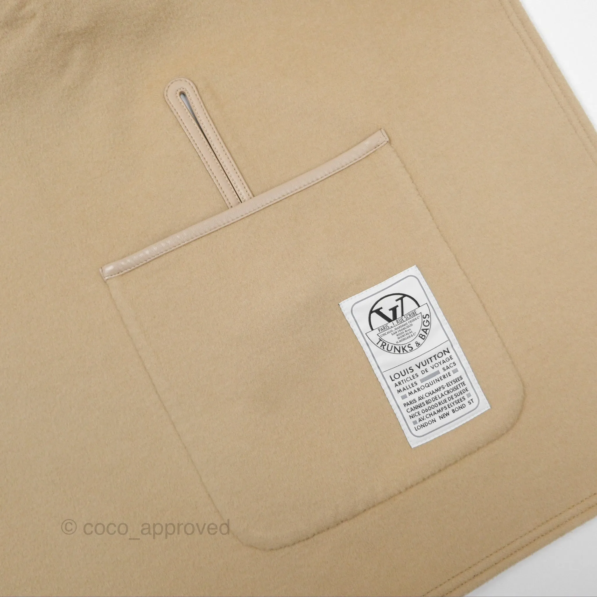 Louis Vuitton Cape Coat Reversible Monogram Beige