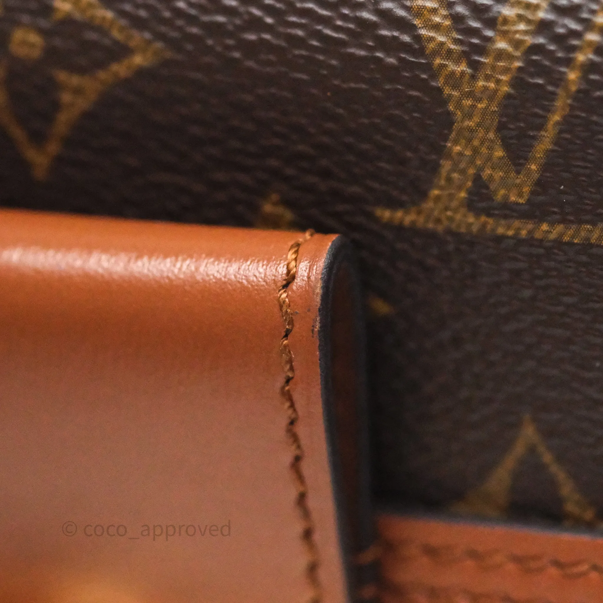 Louis Vuitton Chain Wallet Dauphine Monogram Tan Calfskin