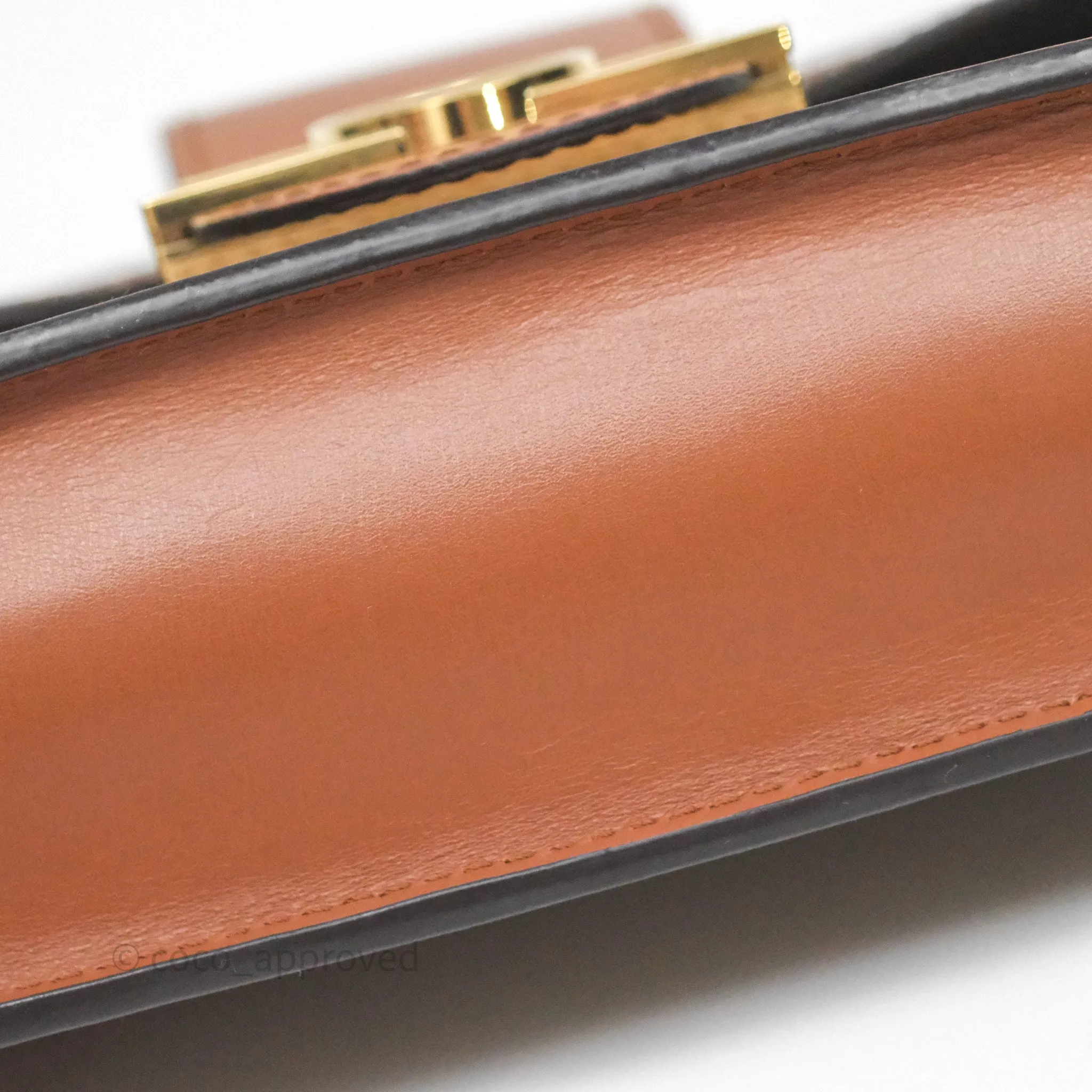 Louis Vuitton Chain Wallet Dauphine Monogram Tan Calfskin