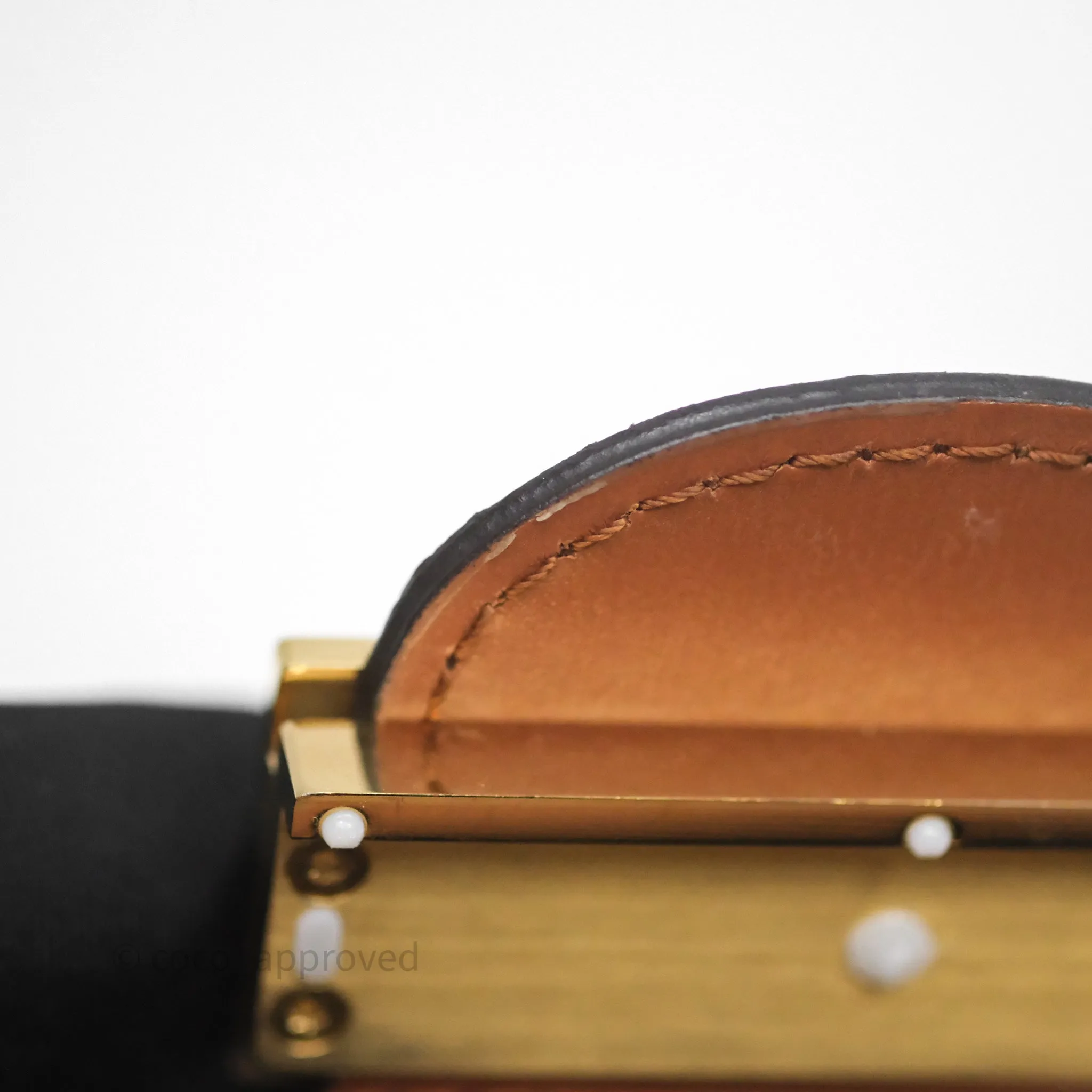 Louis Vuitton Chain Wallet Dauphine Monogram Tan Calfskin