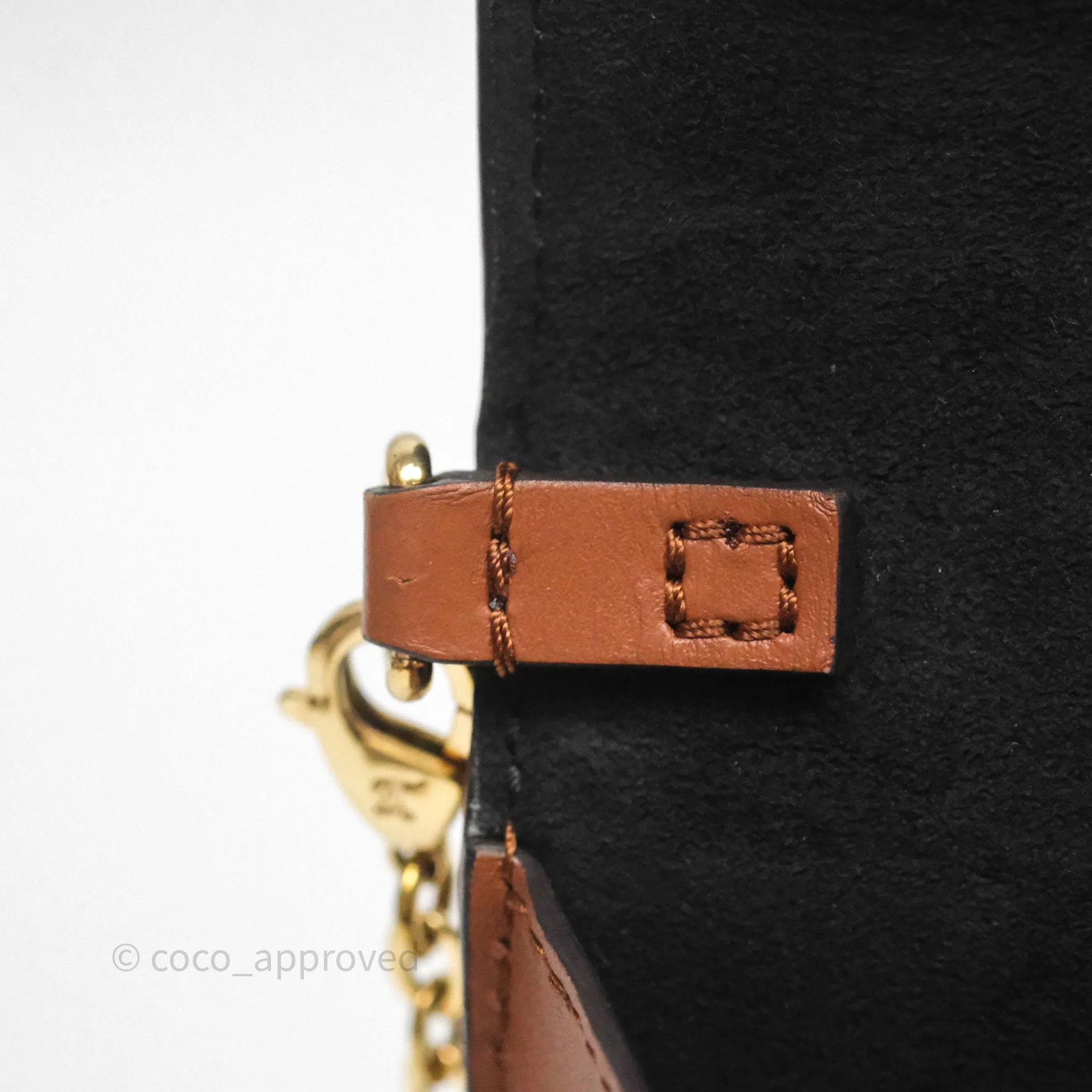 Louis Vuitton Chain Wallet Dauphine Monogram Tan Calfskin