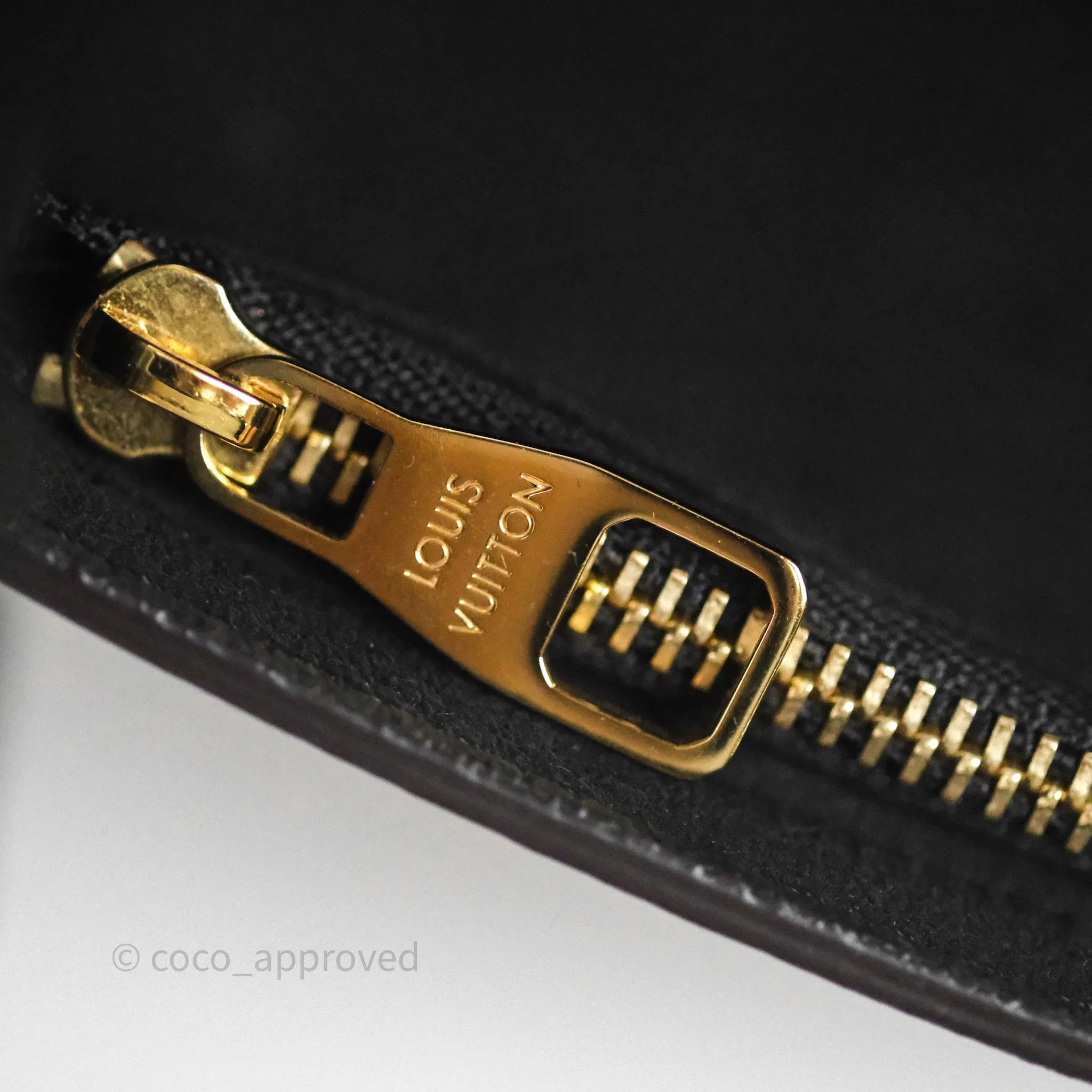 Louis Vuitton Chain Wallet Dauphine Monogram Tan Calfskin