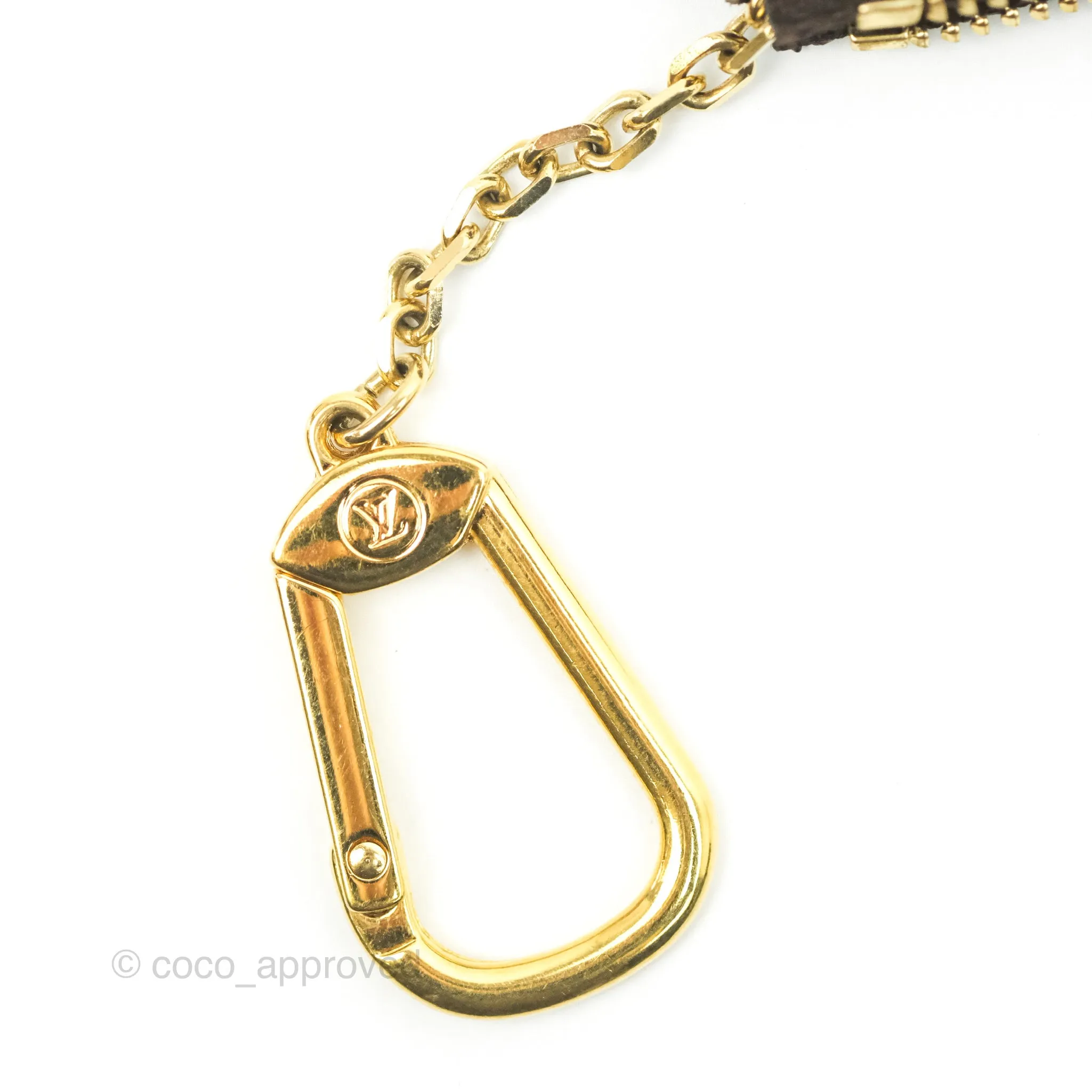 Louis Vuitton Damier Canvas Key Pouch Gold Hardware