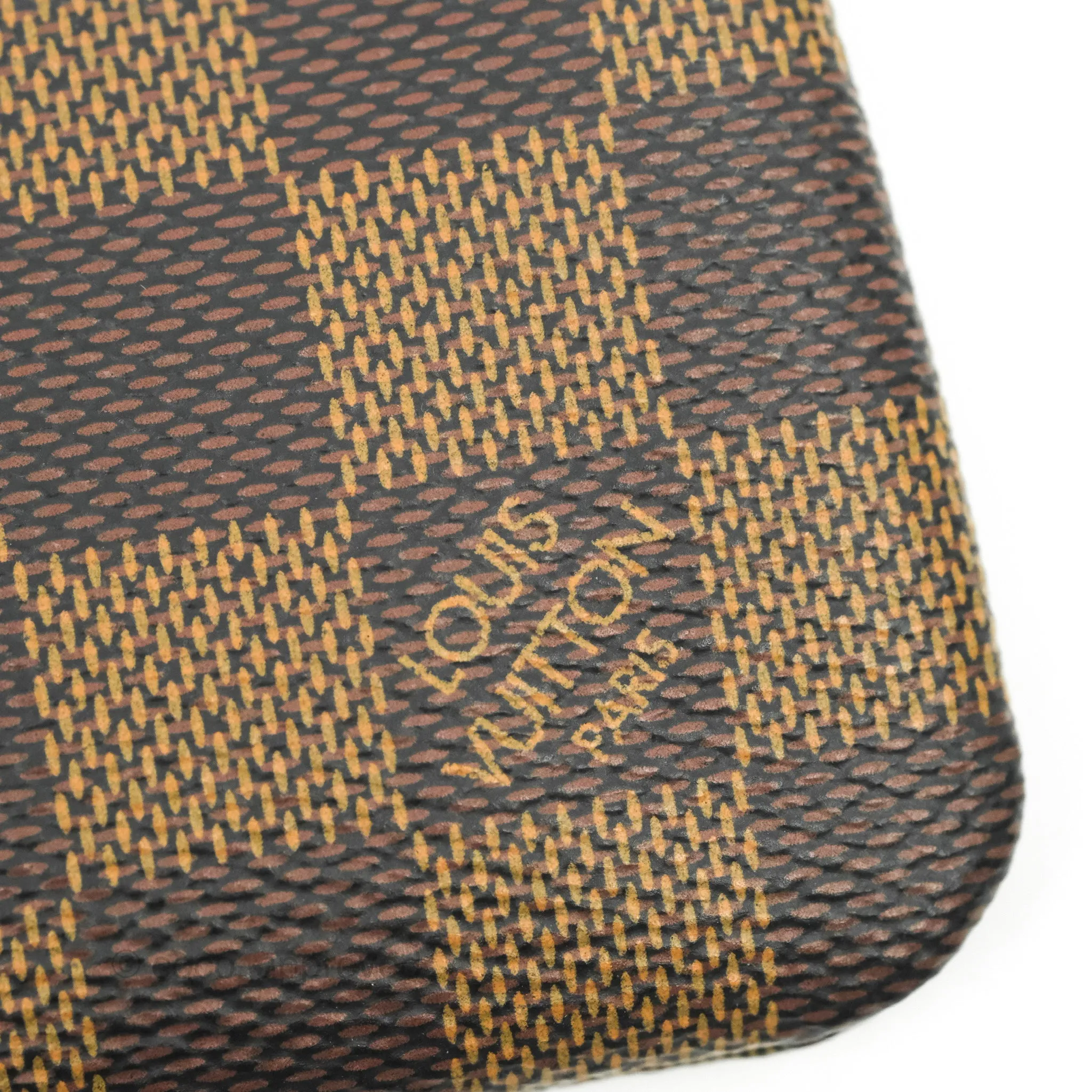 Louis Vuitton Damier Canvas Key Pouch Gold Hardware