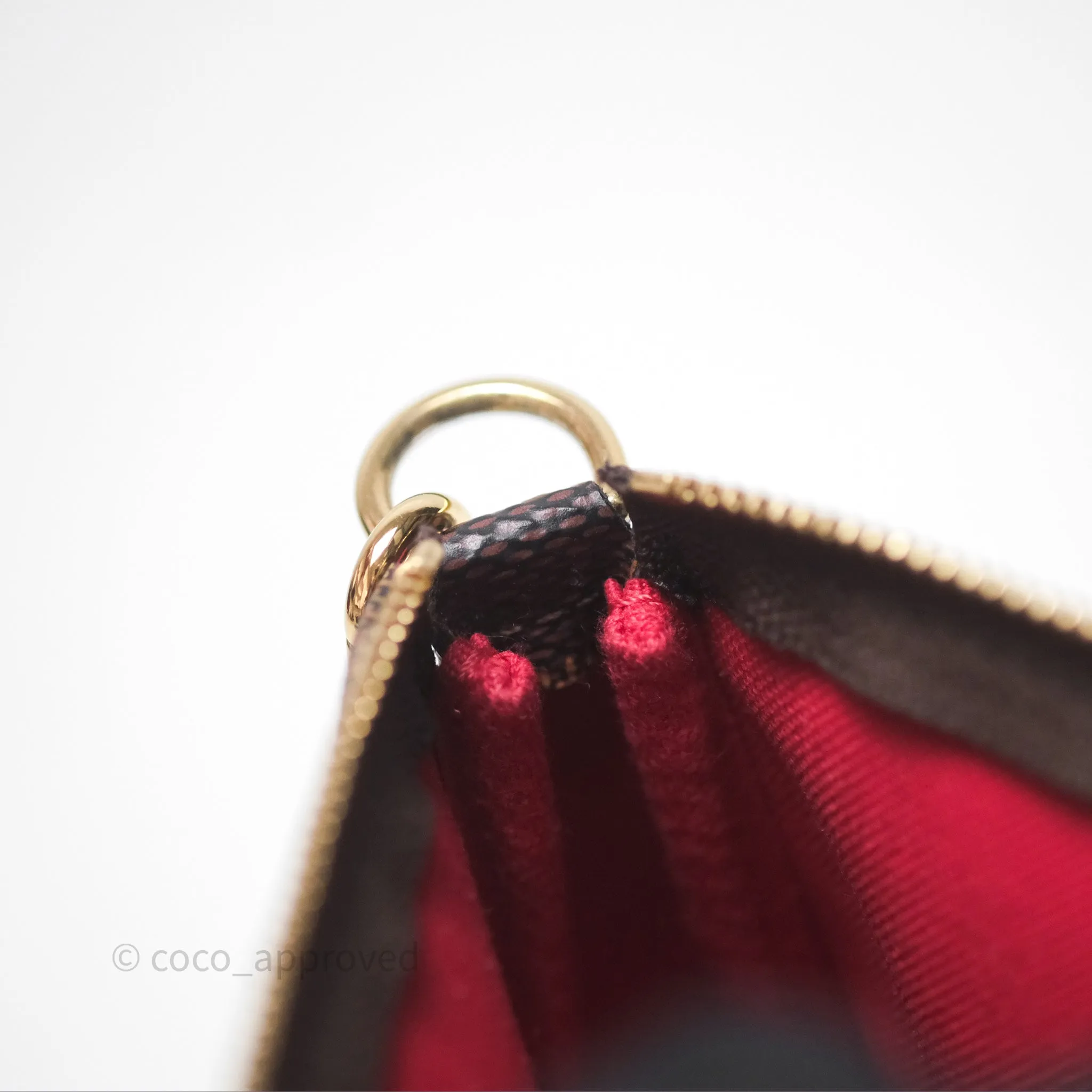 Louis Vuitton Damier Ebene Mini Pochette Accessories