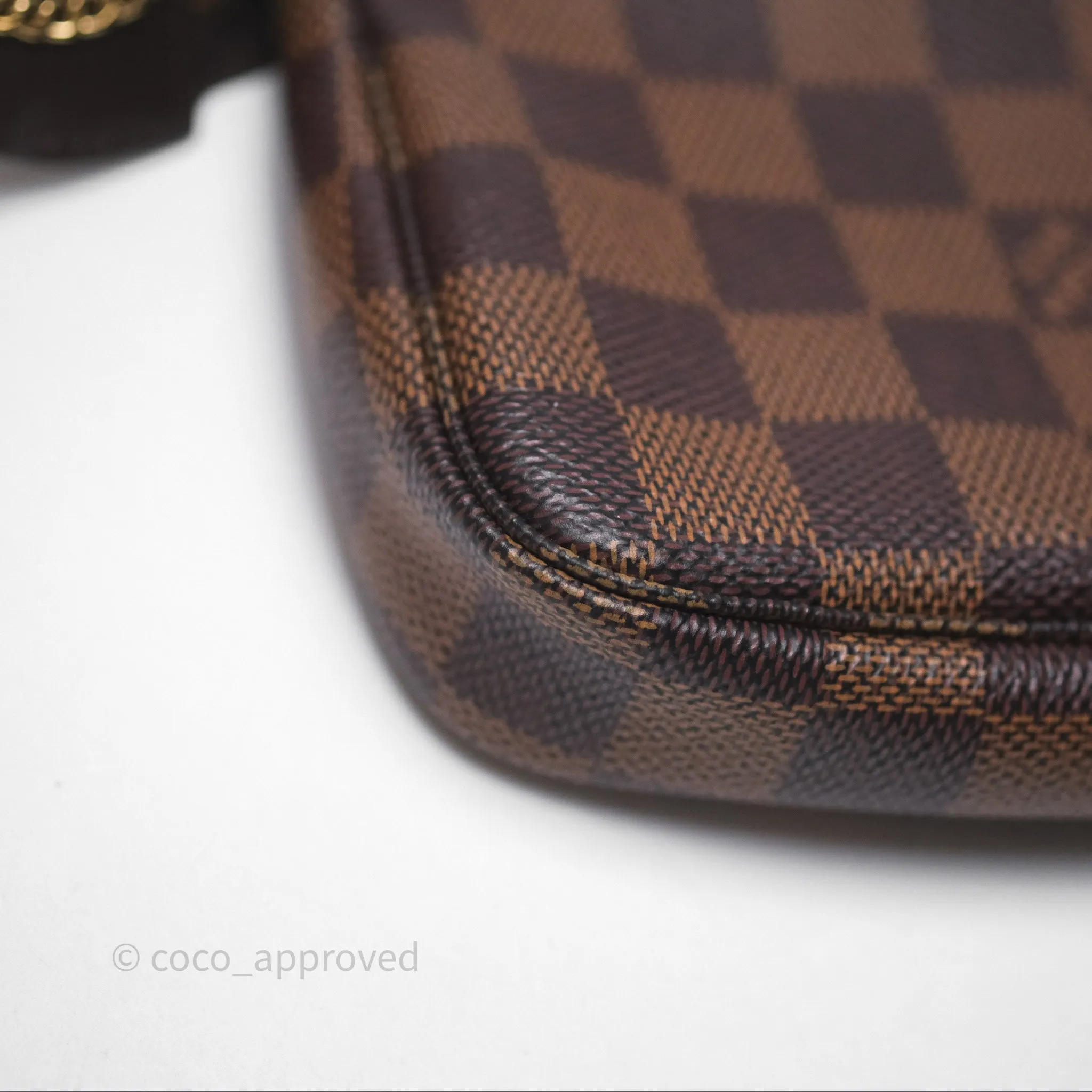 Louis Vuitton Damier Ebene Mini Pochette Accessories