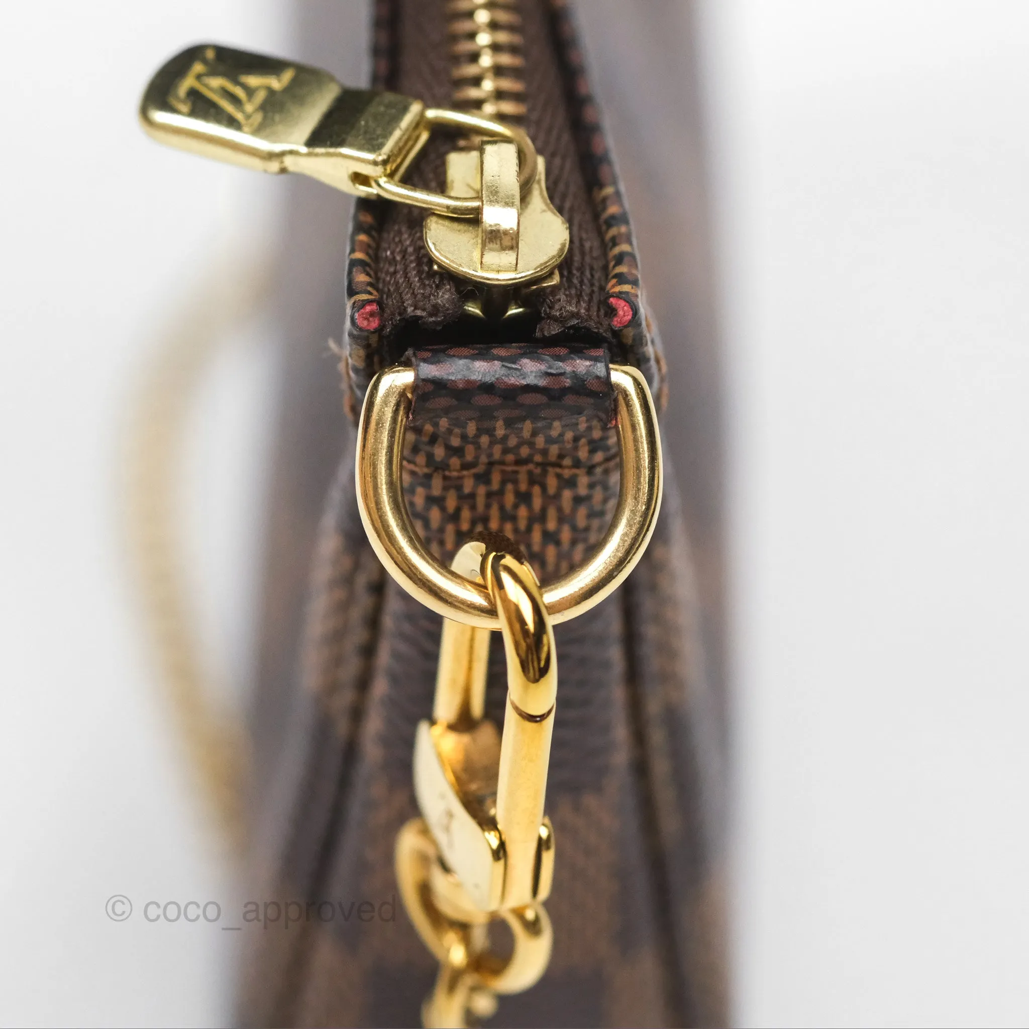 Louis Vuitton Damier Ebene Mini Pochette Accessories